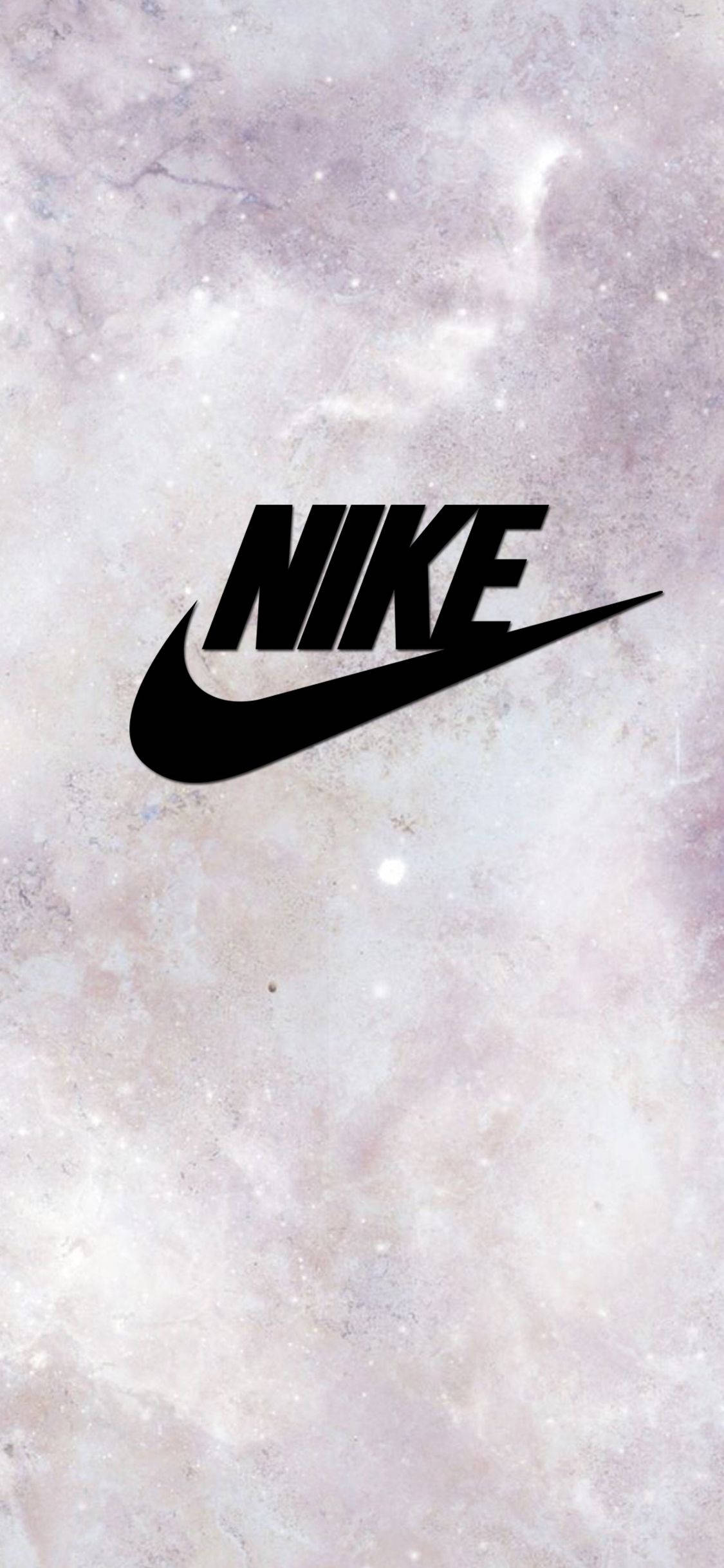 Nike Jente Logo På Måneoverflate Bakgrunner