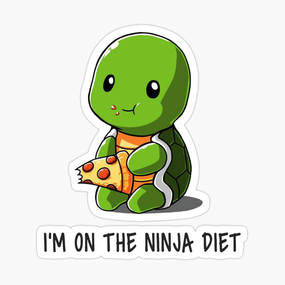 Ninja Diet Søt Skilpadde Bakgrunner