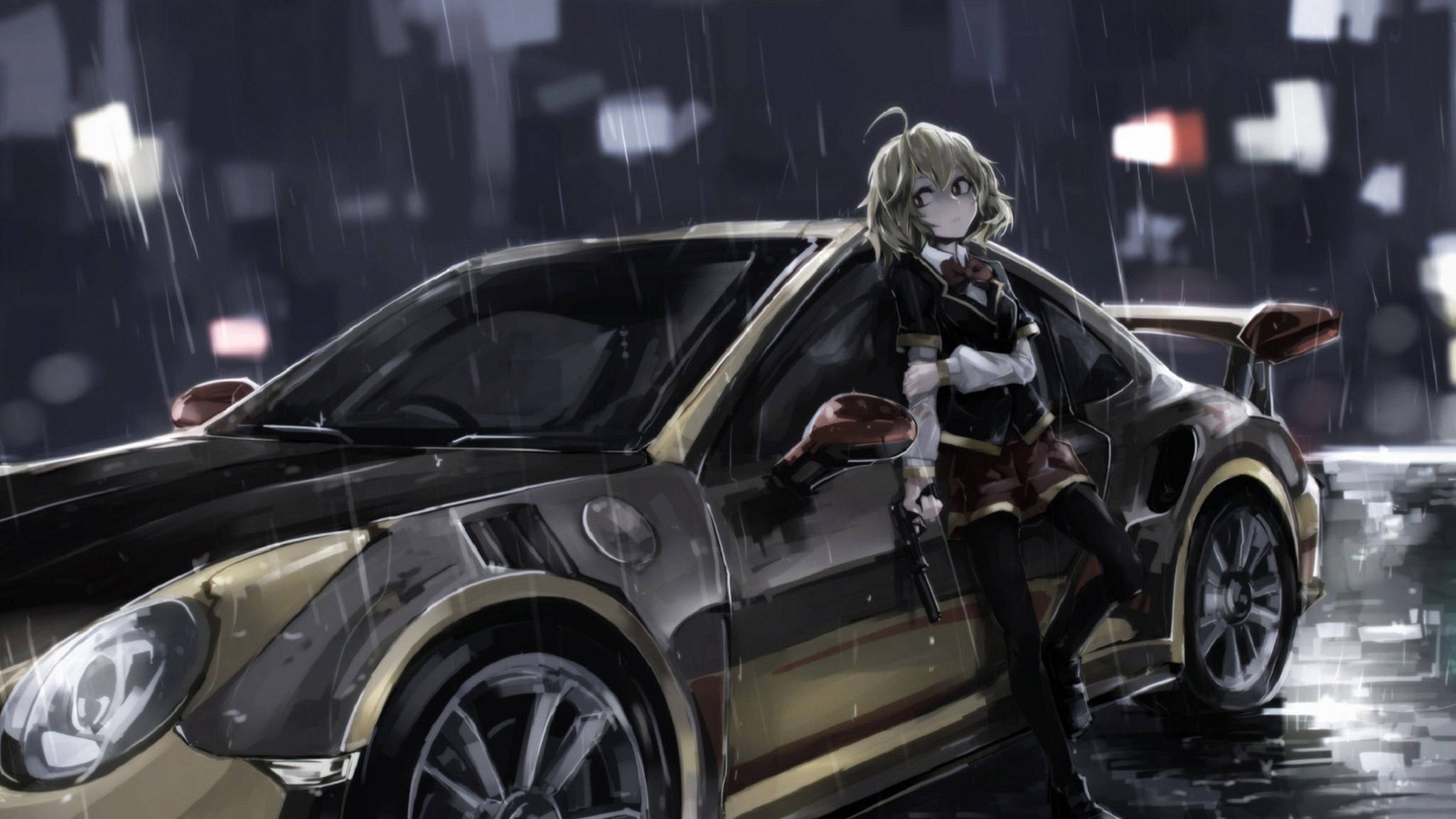 Nissan GT-R Anime-bil Bakgrunner
