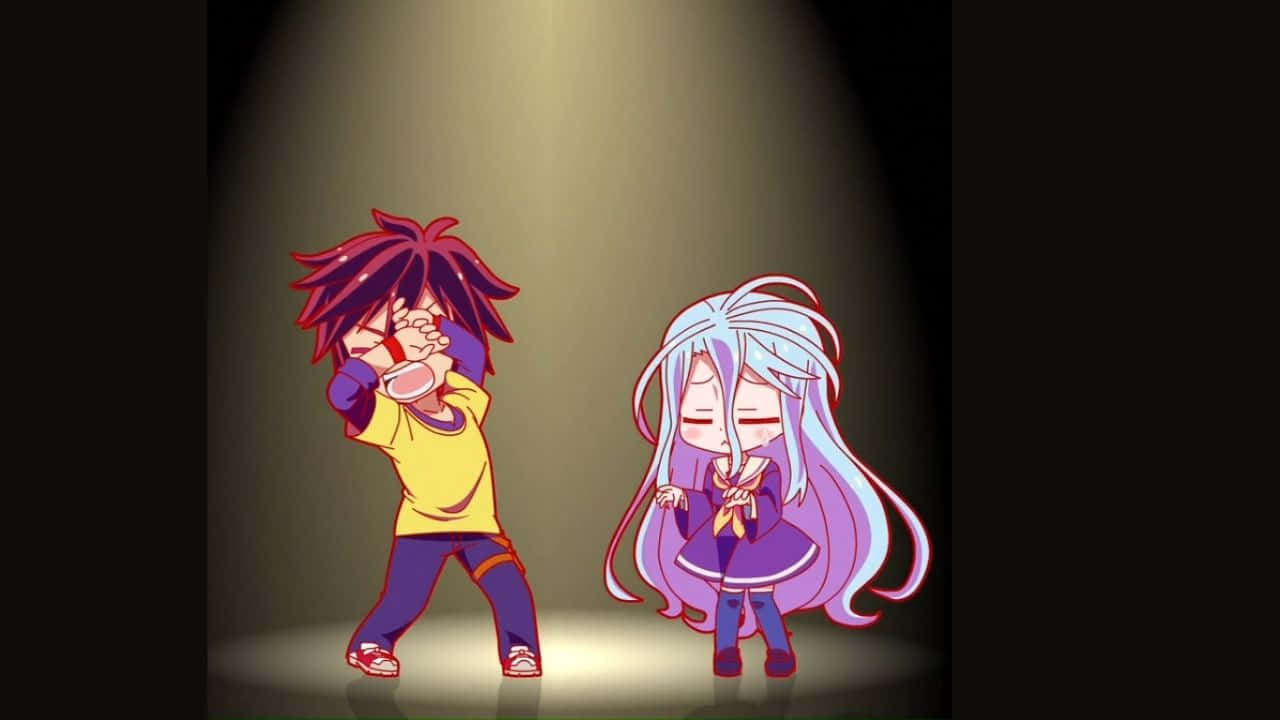 No Game No Life Anime Søsken Bilde Bakgrunner