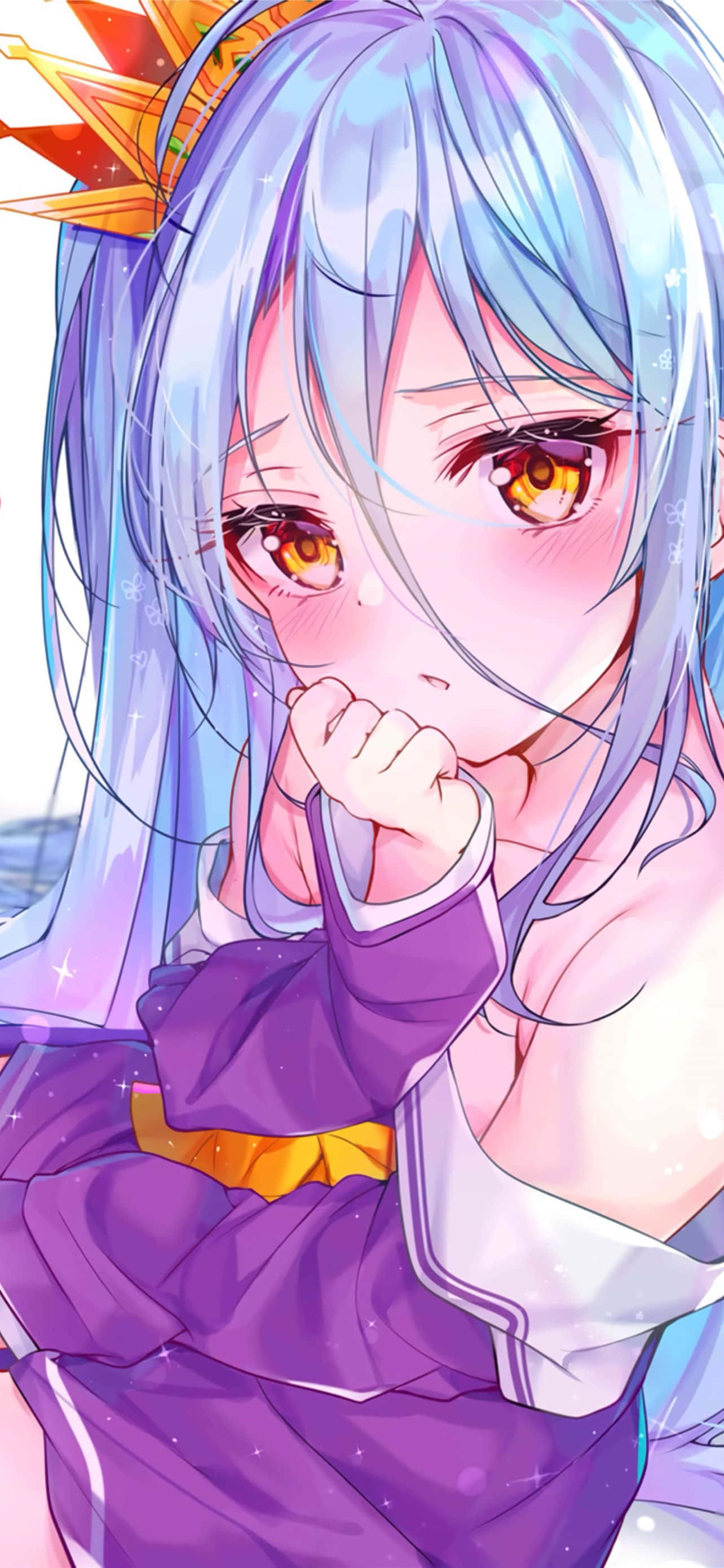 No Game No Life Shiro Kunstbilde Bakgrunner