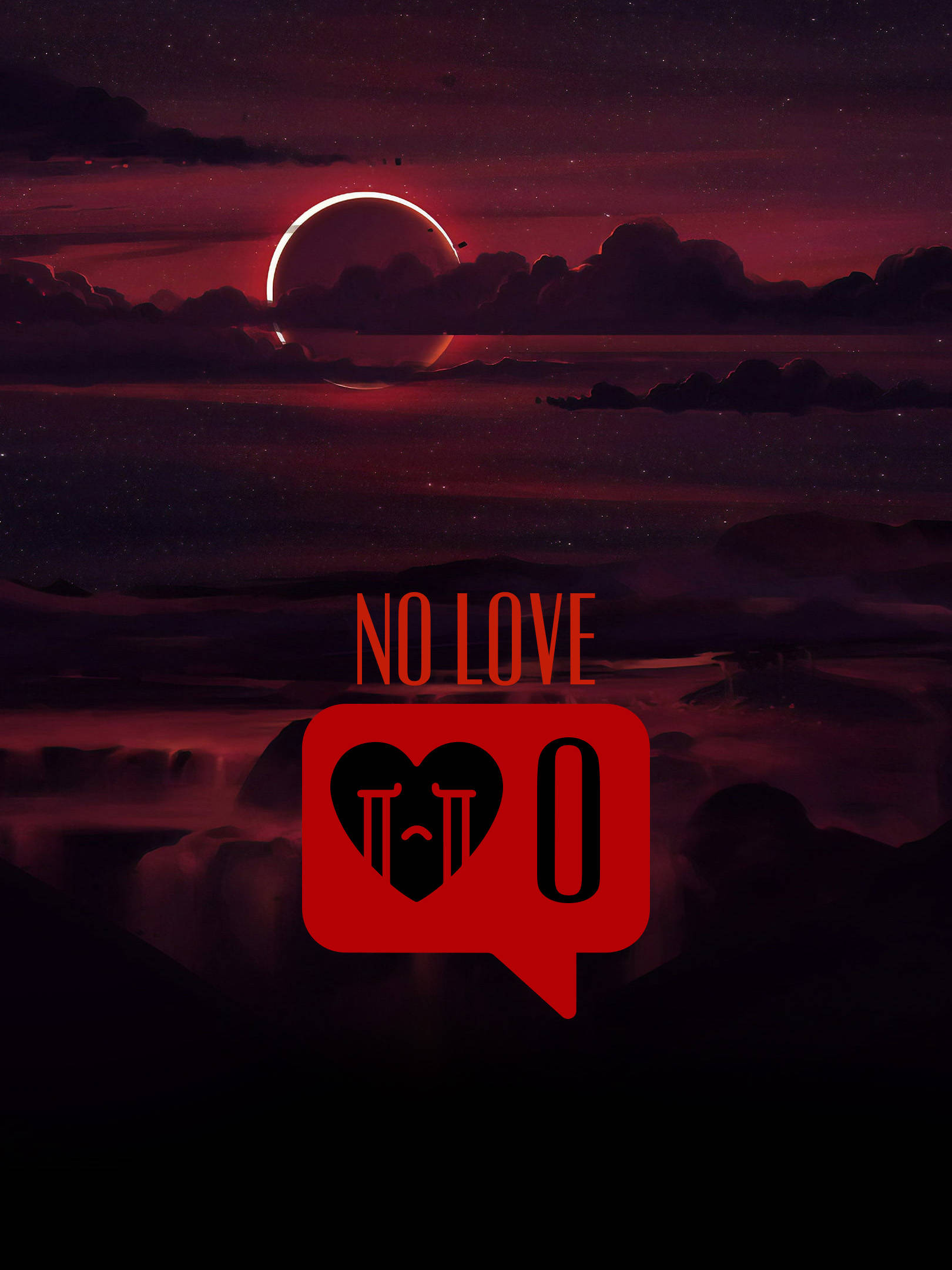 No Love Gråtende Hjerte-emoji Bakgrunner