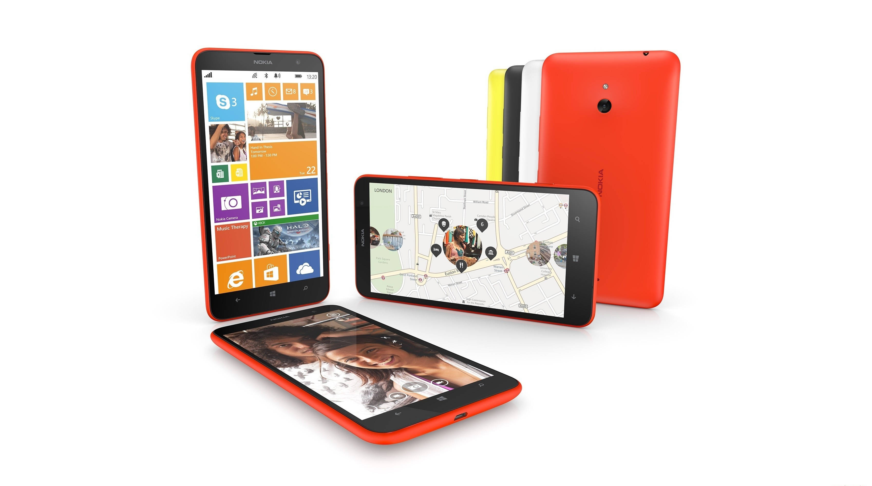 Nokia Lumia 1320 Phablet Smarttelefon Bakgrunner