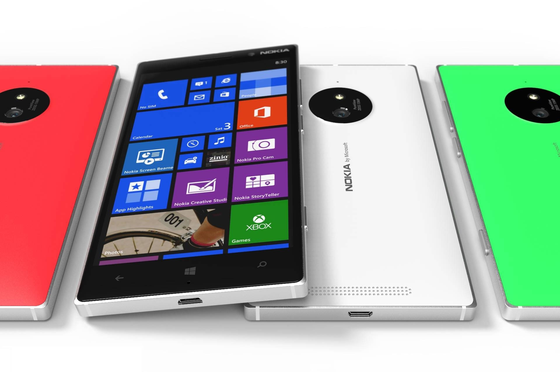Nokia Lumia 830 Smarttelefon Bakgrunner