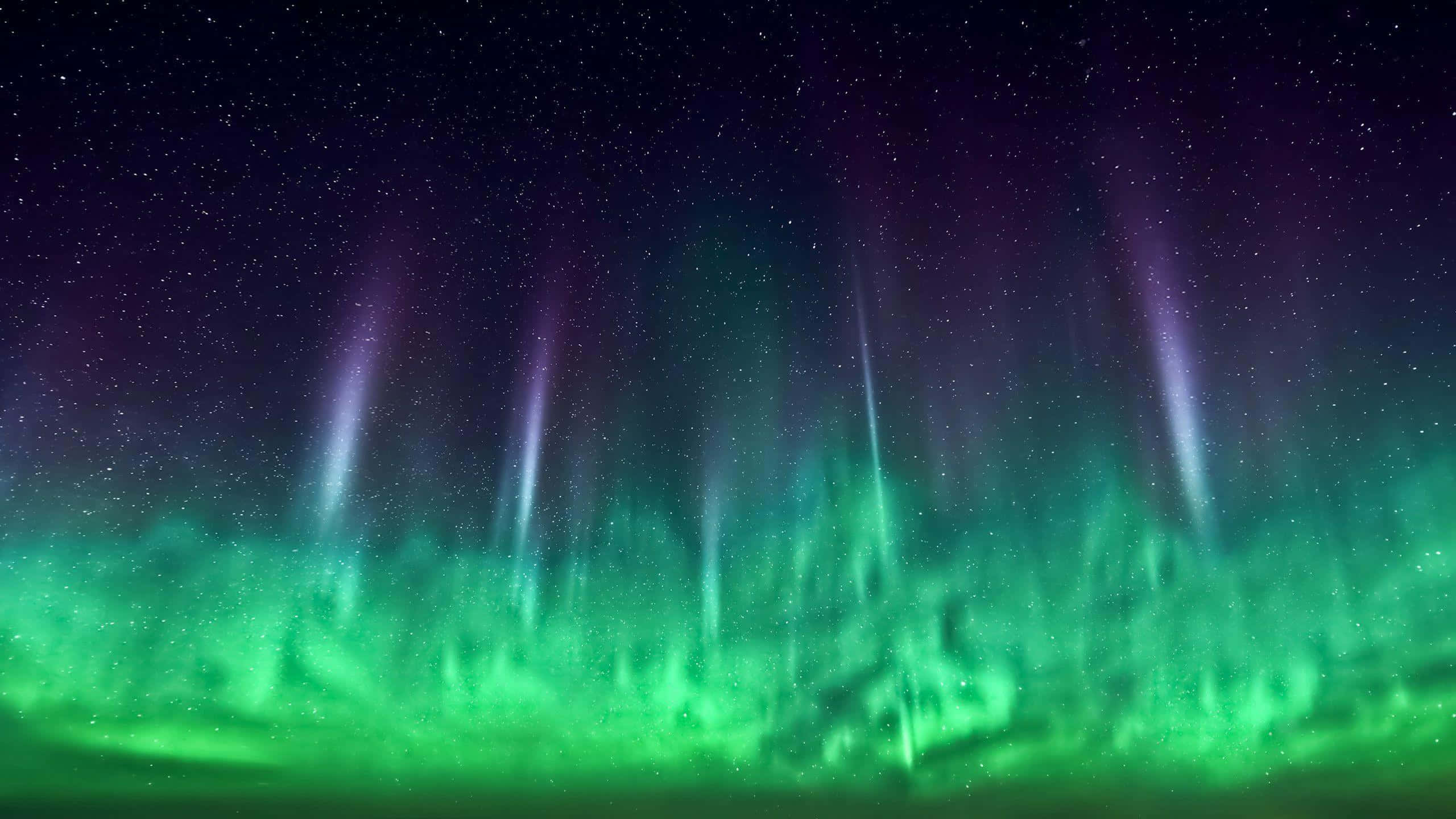Nordlys Aurora Borealis MacBook Standard Bakgrunner