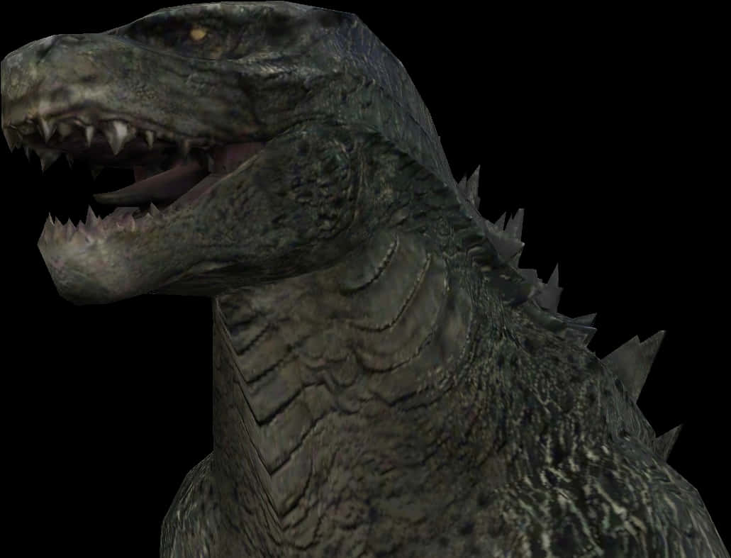 Nærbilde av Godzilla-hodet Bakgrunner