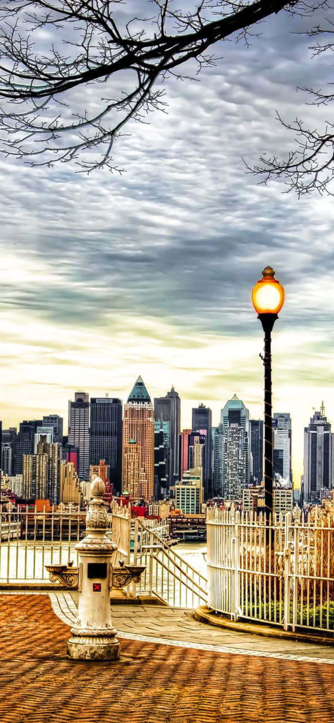 Nyt bylivet i New York med en iPhone X Bakgrunner