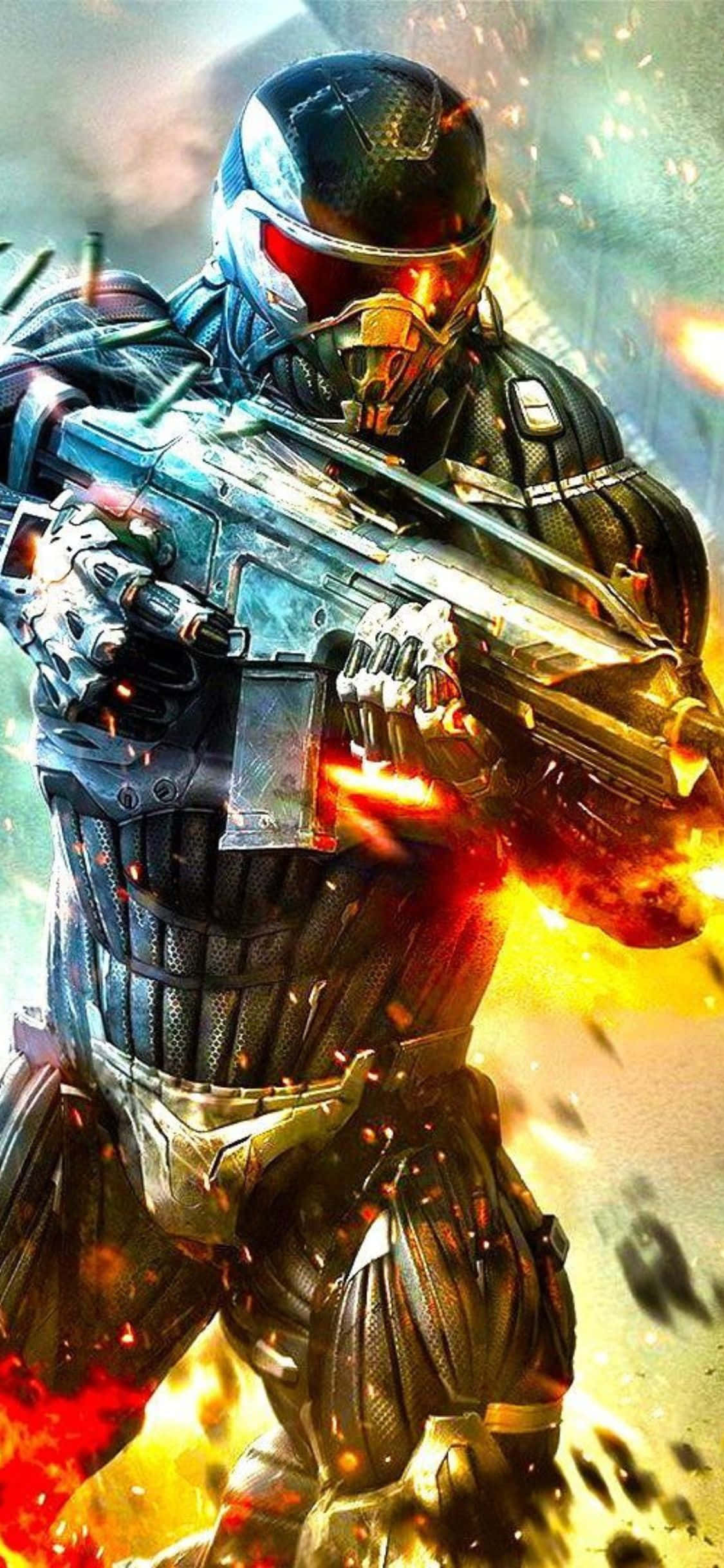 Nyt Crysis 3 på din nyeste iPhone X Bakgrunner