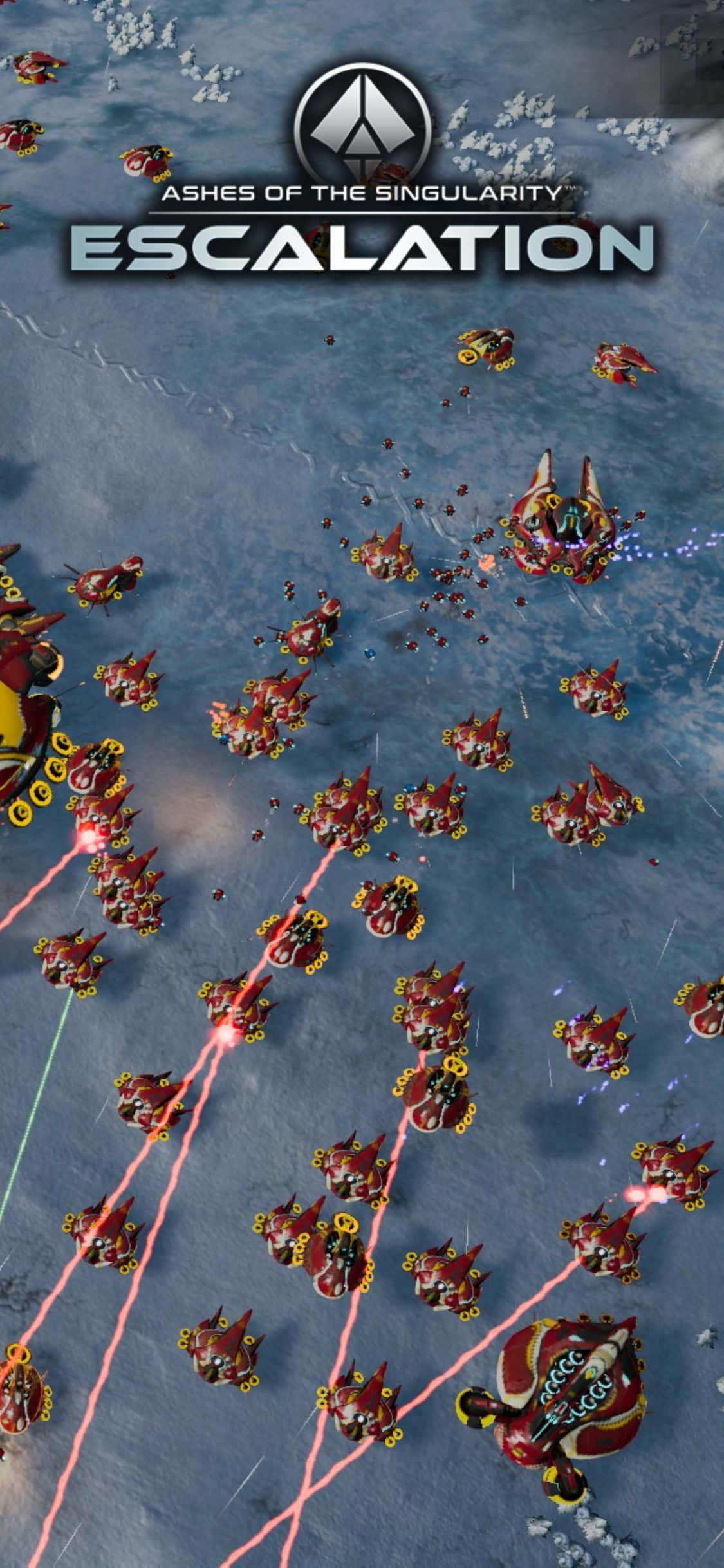 Nyt den høye bildekvaliteten til Ashes Of The Singularity Escalation på iPhone X Bakgrunner