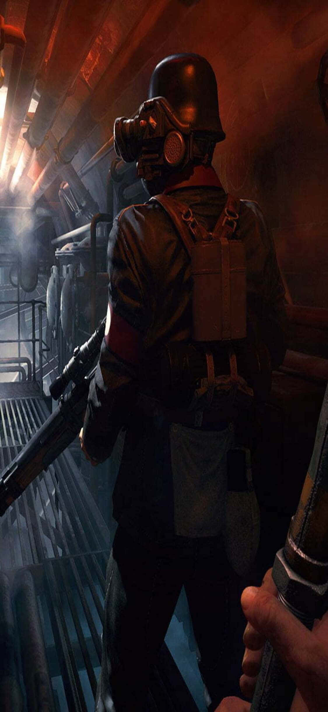 Nyt den nye iPhone Xs og spill klassikeren Wolfenstein II: The New Colossus i imponerende oppløsning. Bakgrunner