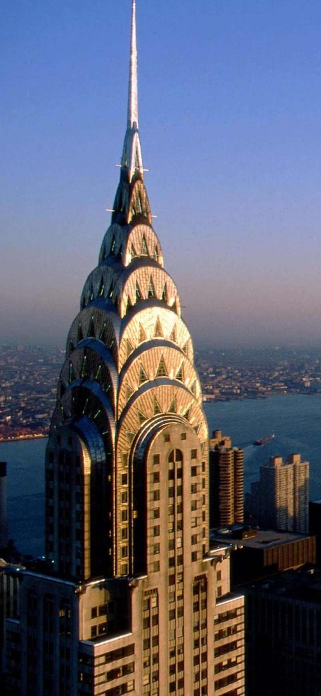 Nyt det bekymringsløse livet i New York Citys mas med iPhone Xs Bakgrunner