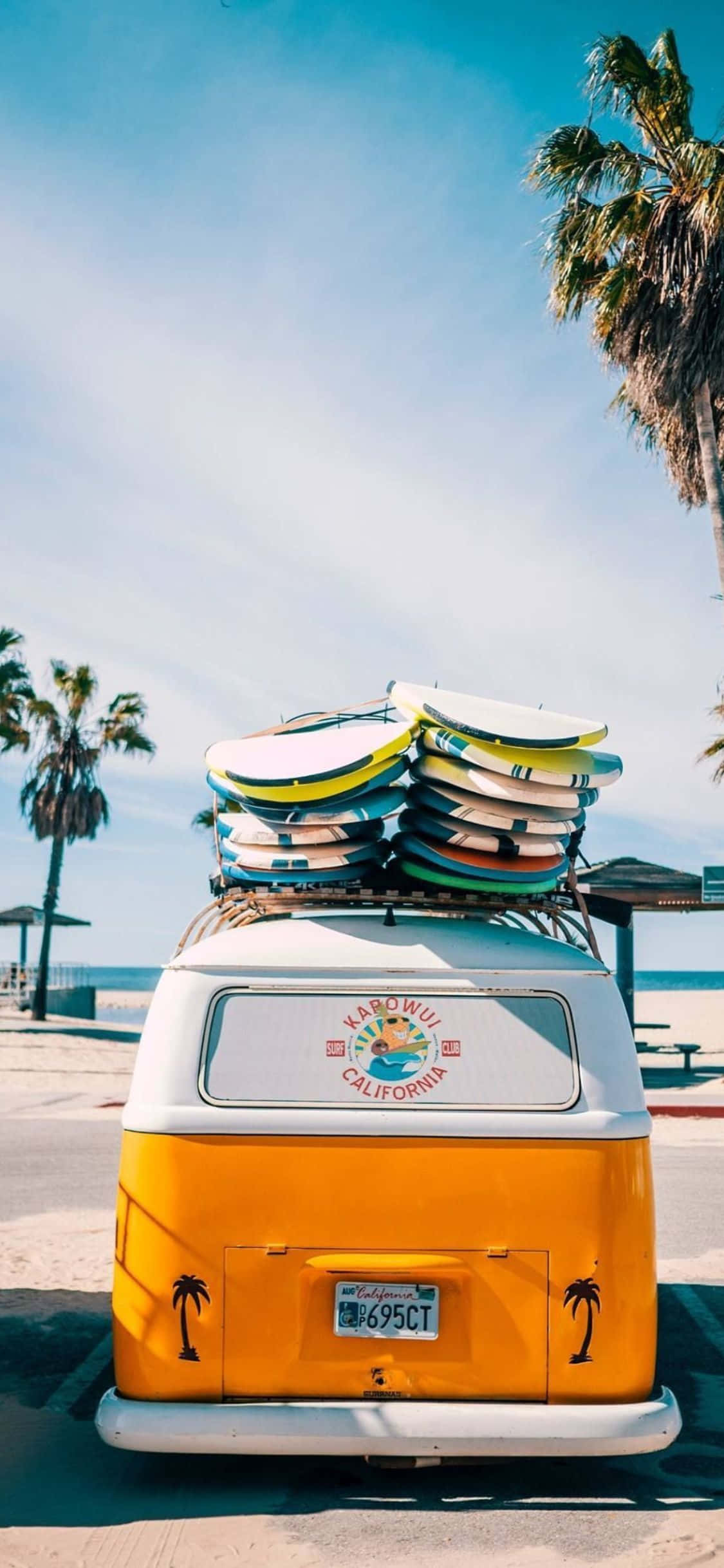 Nyt en vakker solskinnsdag i California med iPhone Xs Bakgrunner