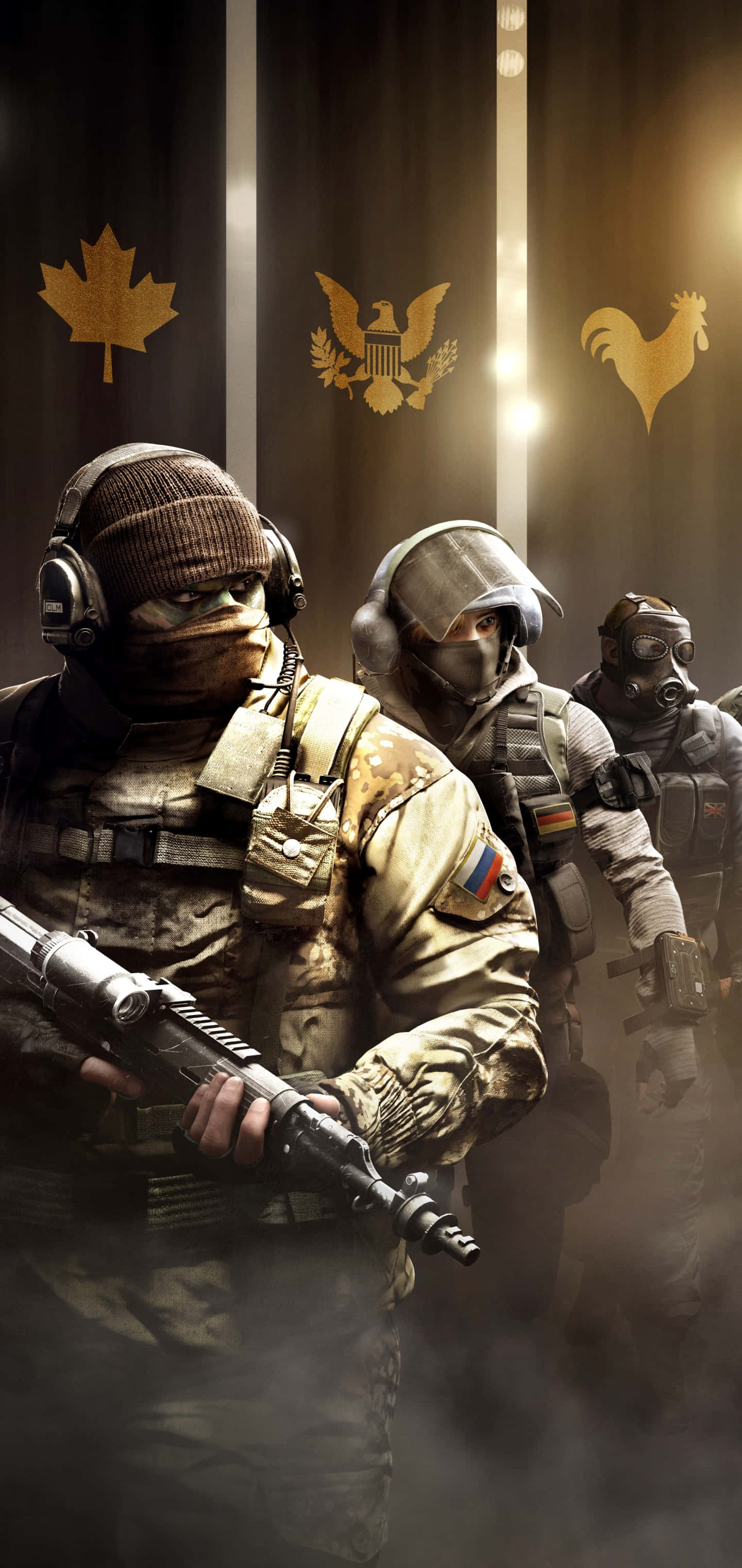 Nyt fantastisk grafikk og intens flerspilleraction med Android Rainbow Six Siege Bakgrunner