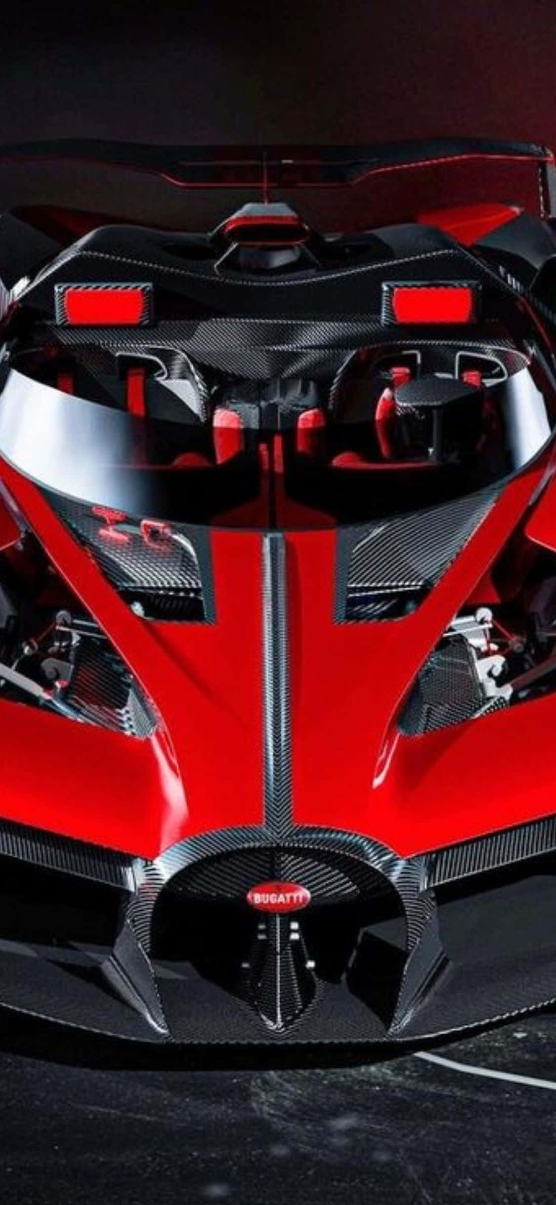 Nyt luksusen av Bugatti-merket iPhone Xs Bakgrunner