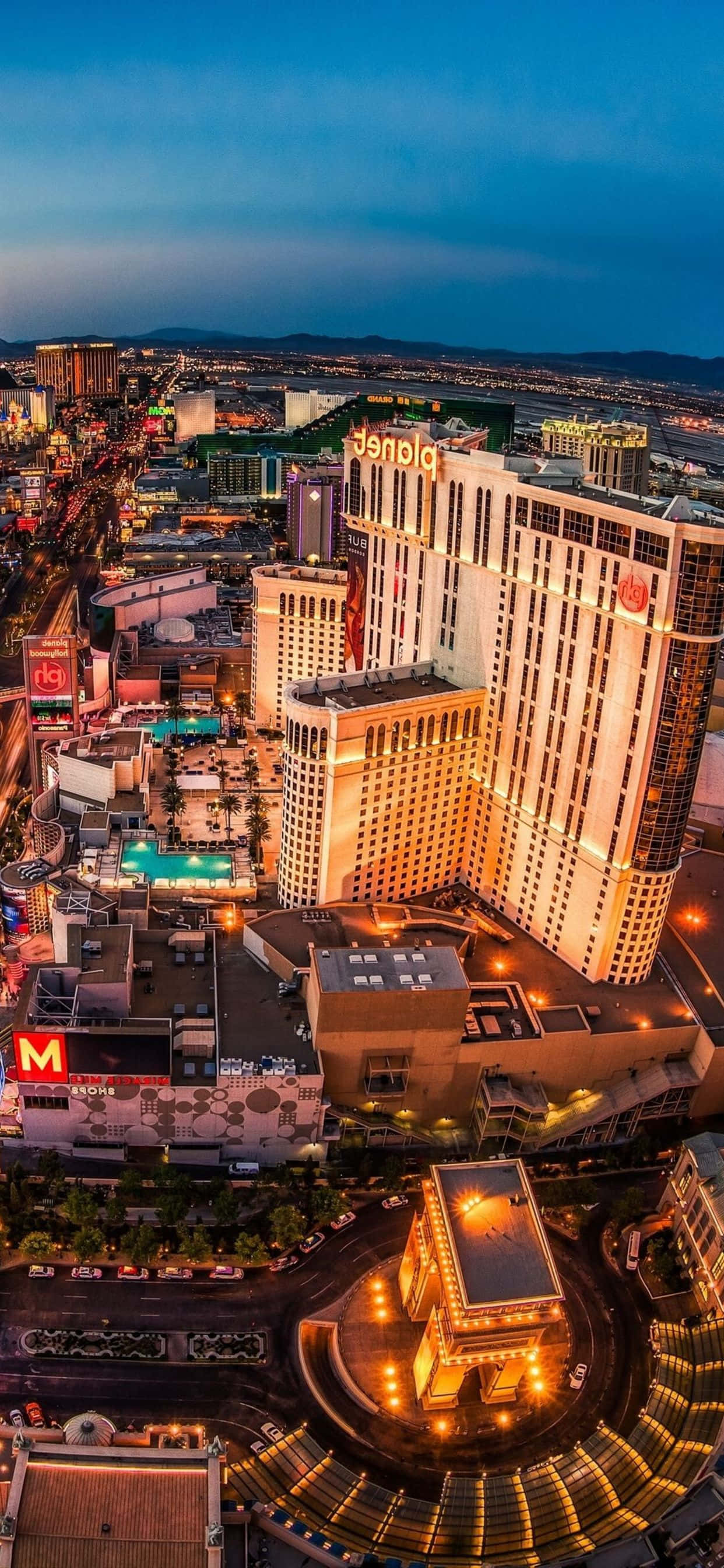Nyt severdighetene i Las Vegas på telefonen din Bakgrunner