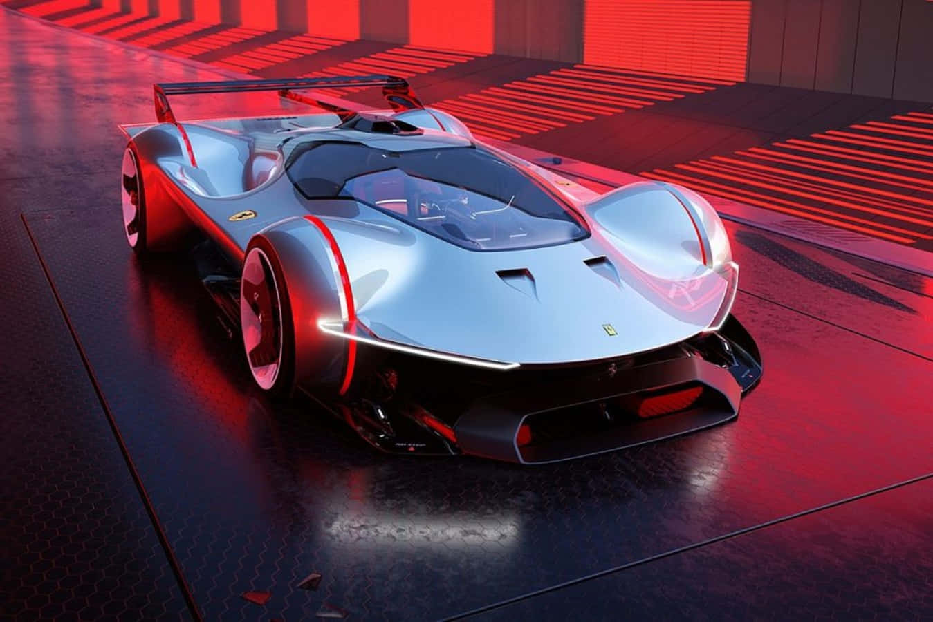 Nyt vinden i en ikonisk Ferrari Bakgrunner