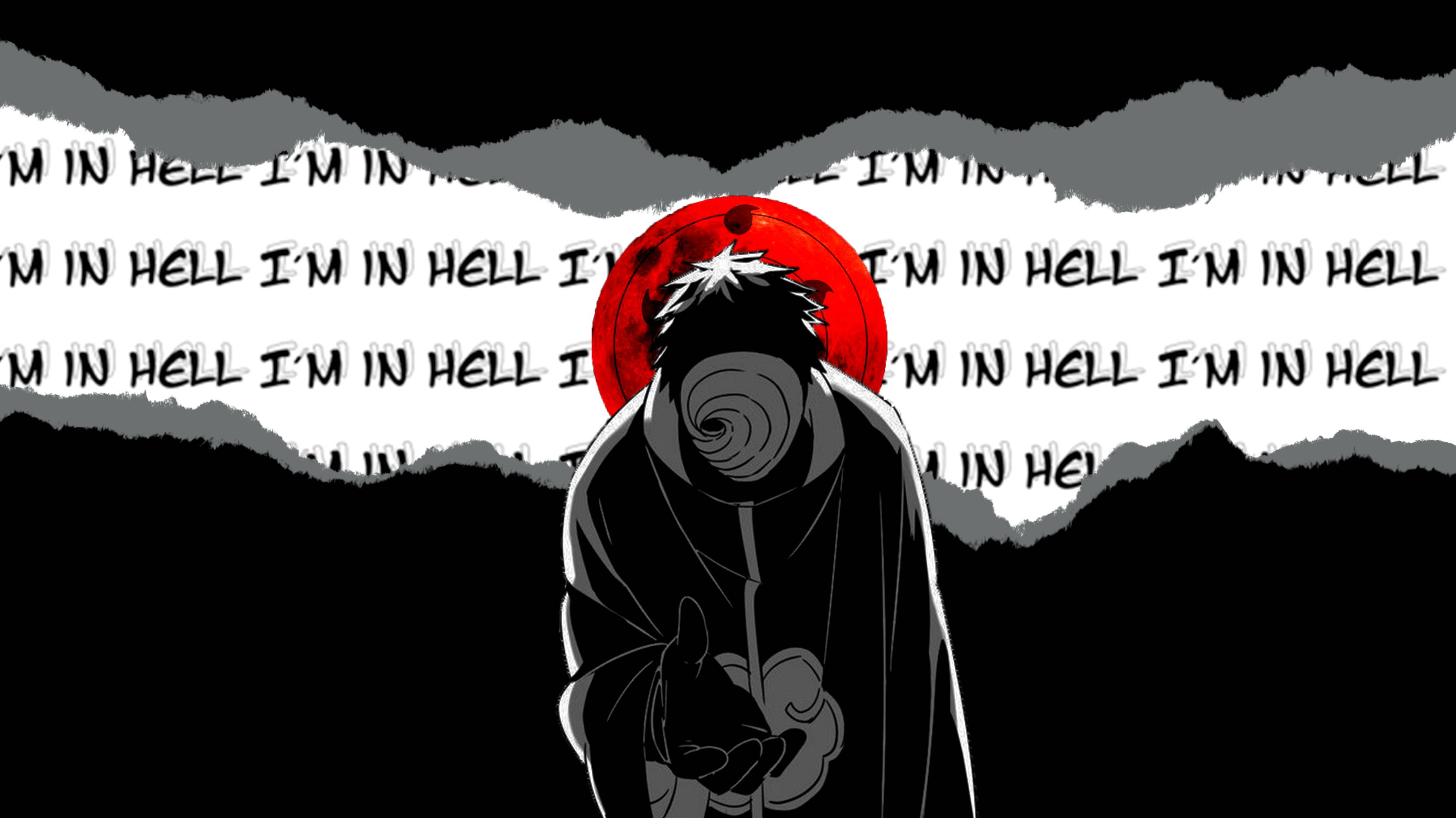 Obito Uchiha 4K Deprimert Bakgrunner