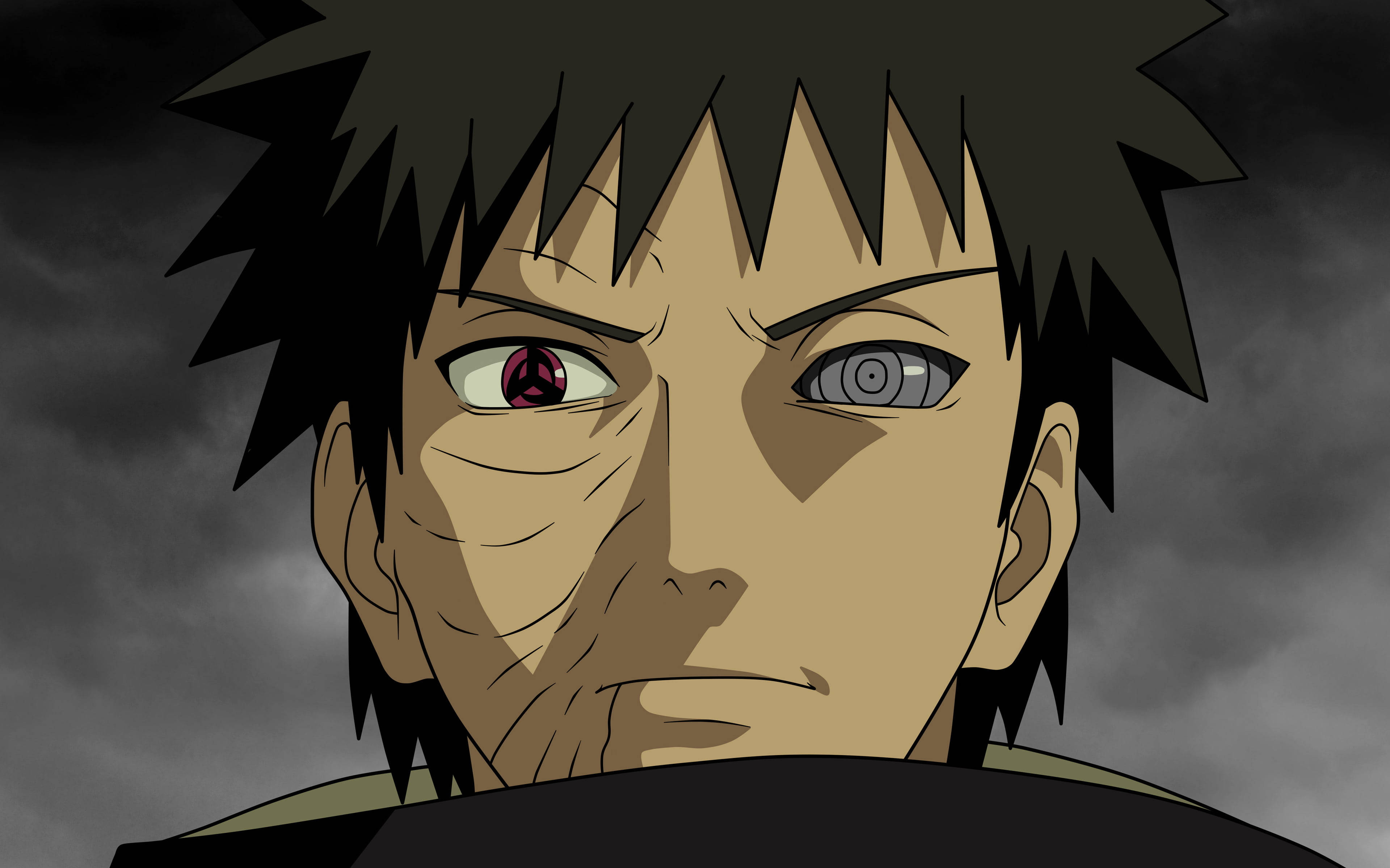 Obito Uchiha aktiverte øyne 4K Bakgrunner
