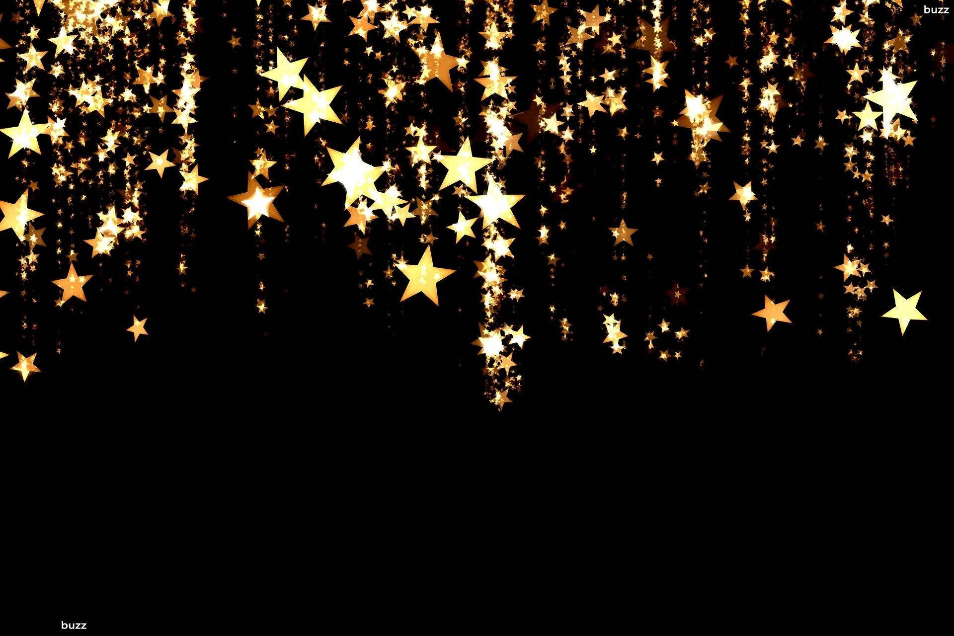 1920x1280 Gullstjerner bakgrunnsbilde