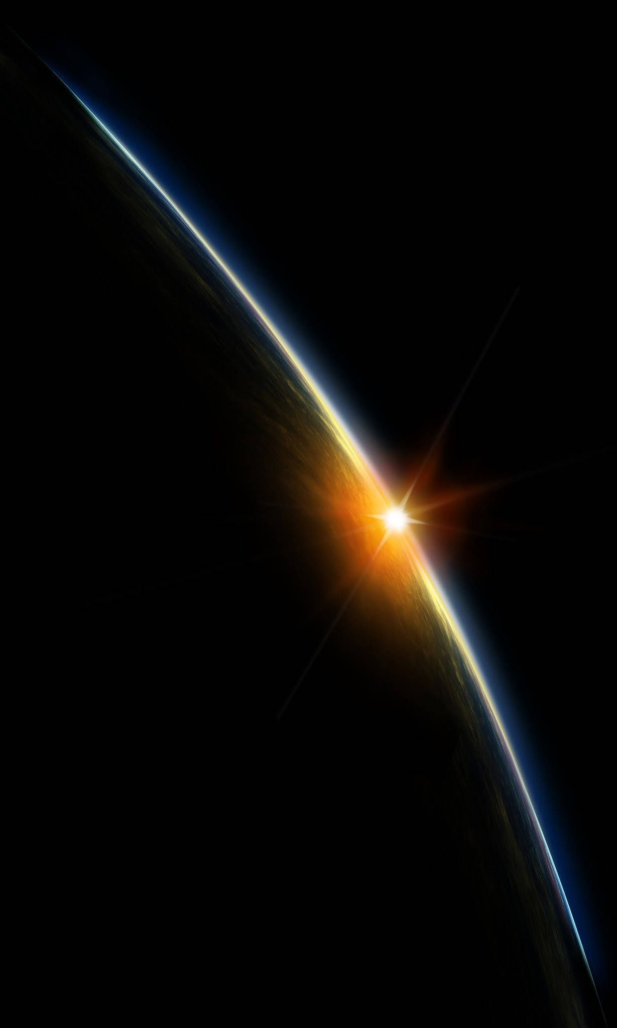 OLED Horizon Star Bakgrunner
