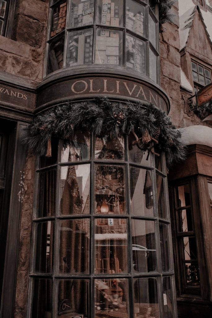 Ollivanders Tryllestavbutikk HP Aesthetic Bakgrunner