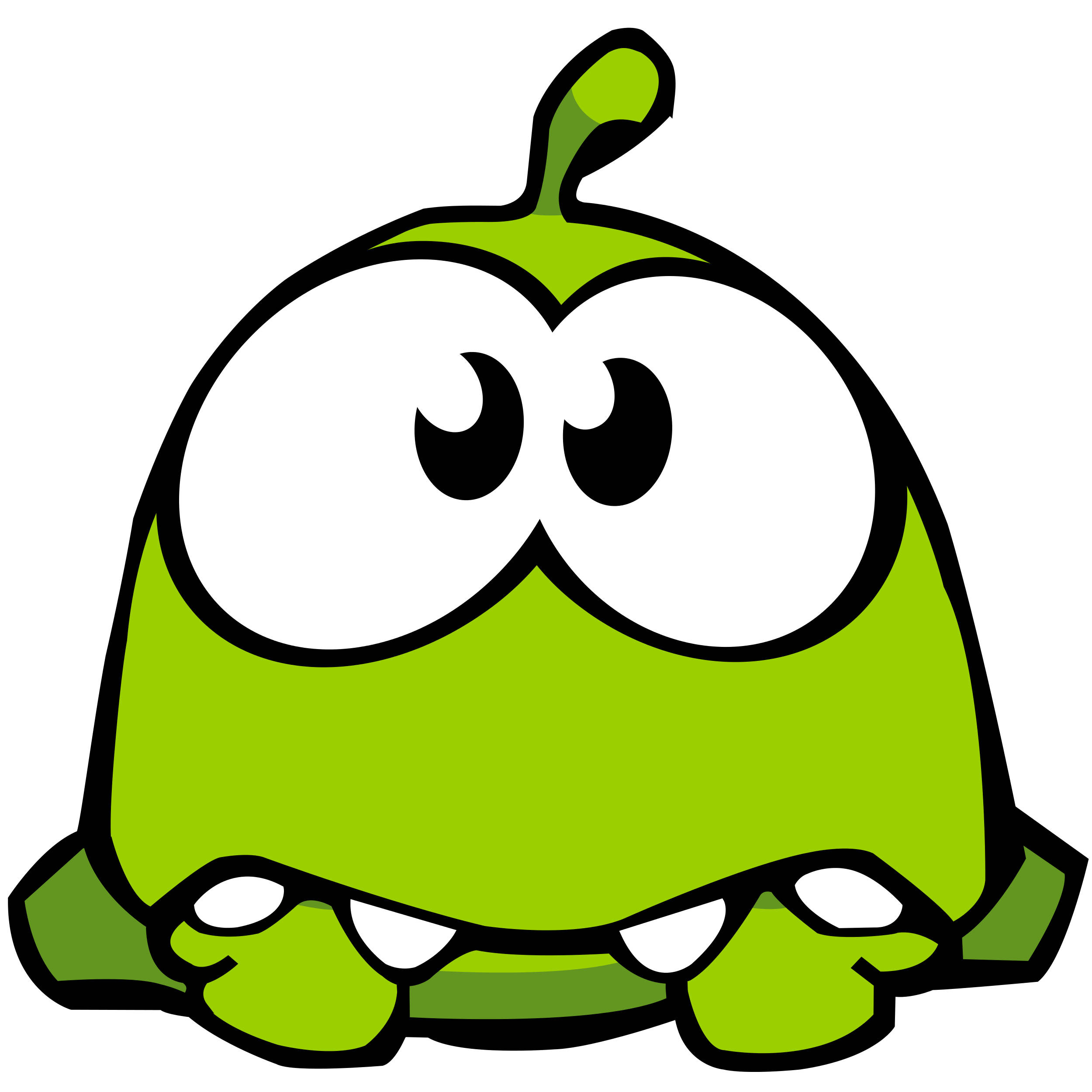 Om Nom Kawaii Frosk Bakgrunner