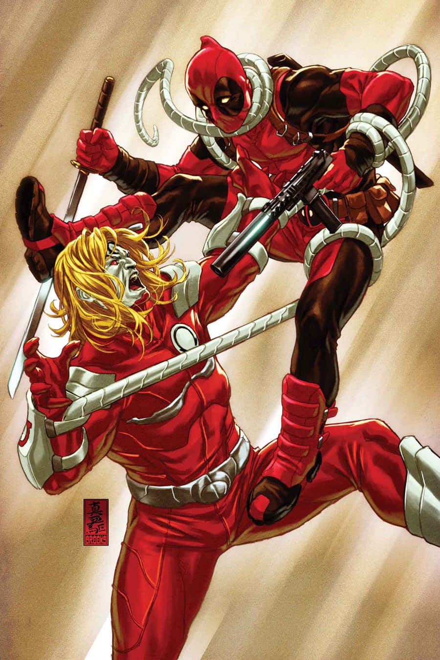 Omega Red 900 x 1350 veggbilde Bakgrunner