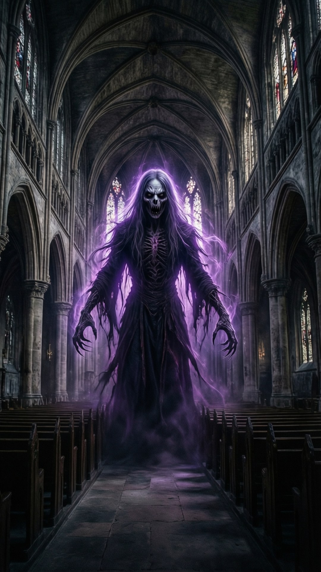 Omens skyggekatedral Bakgrunner