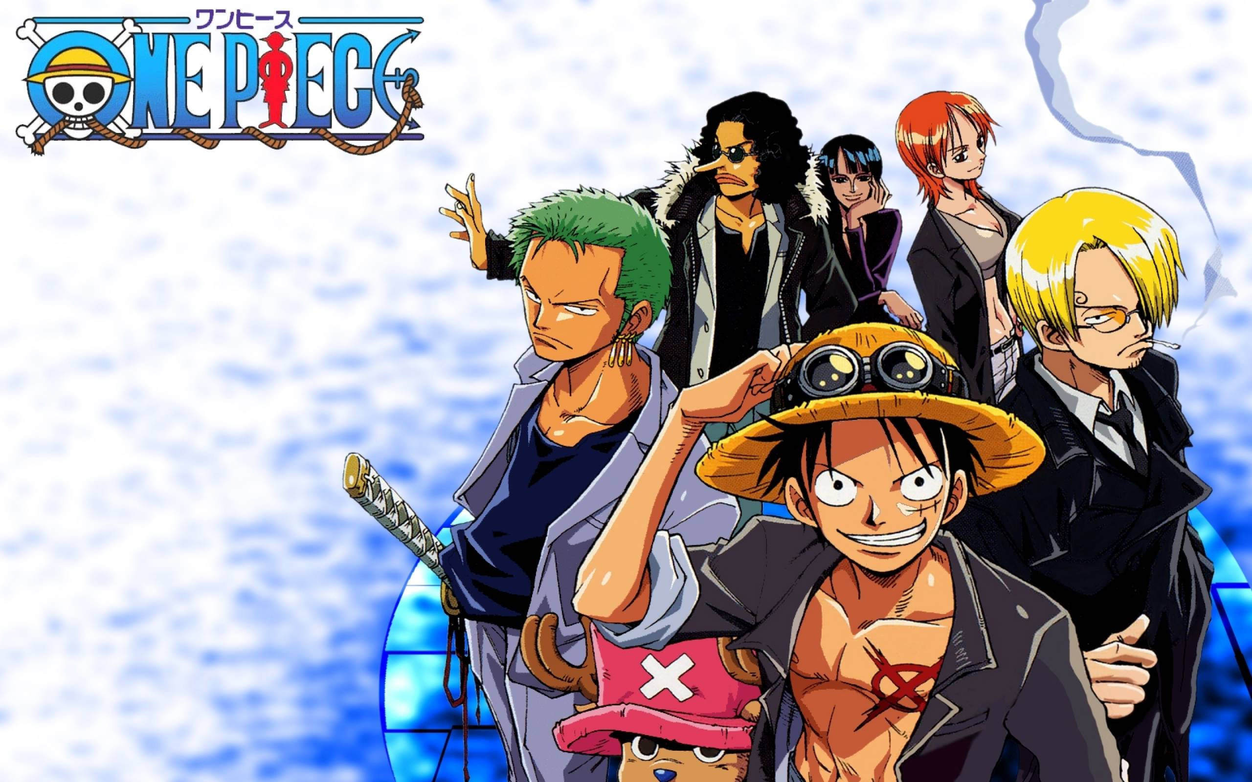 One Piece 4K Anime-logo Bakgrunner