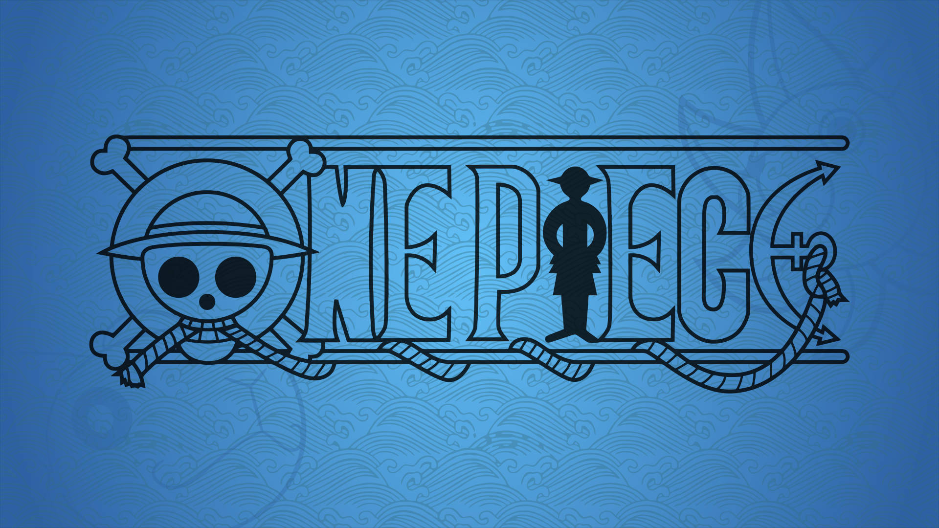 One Piece 4K-logo Bakgrunner