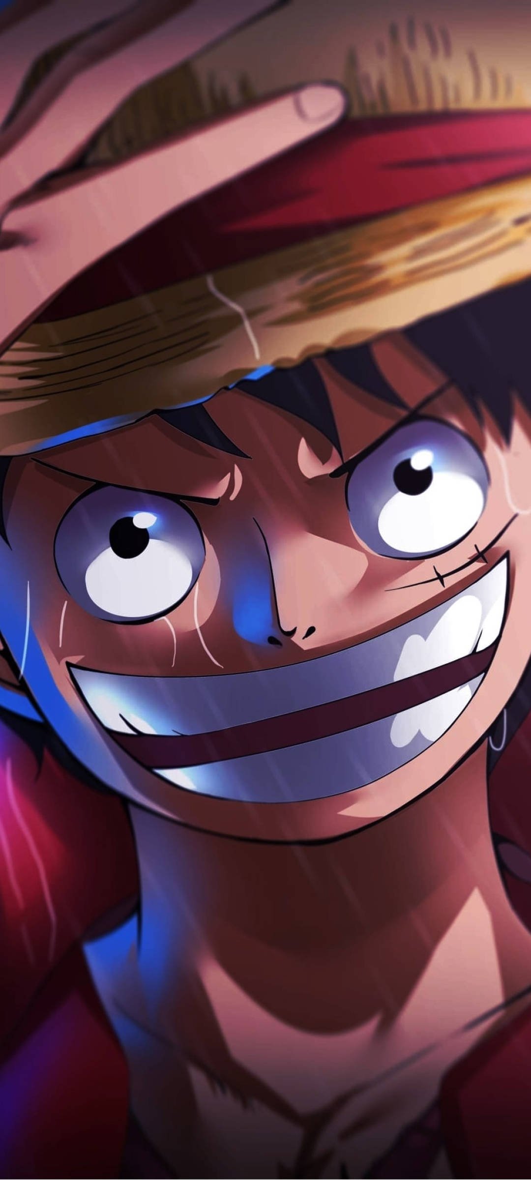 One Piece 4K Luffy Portrett Bakgrunner
