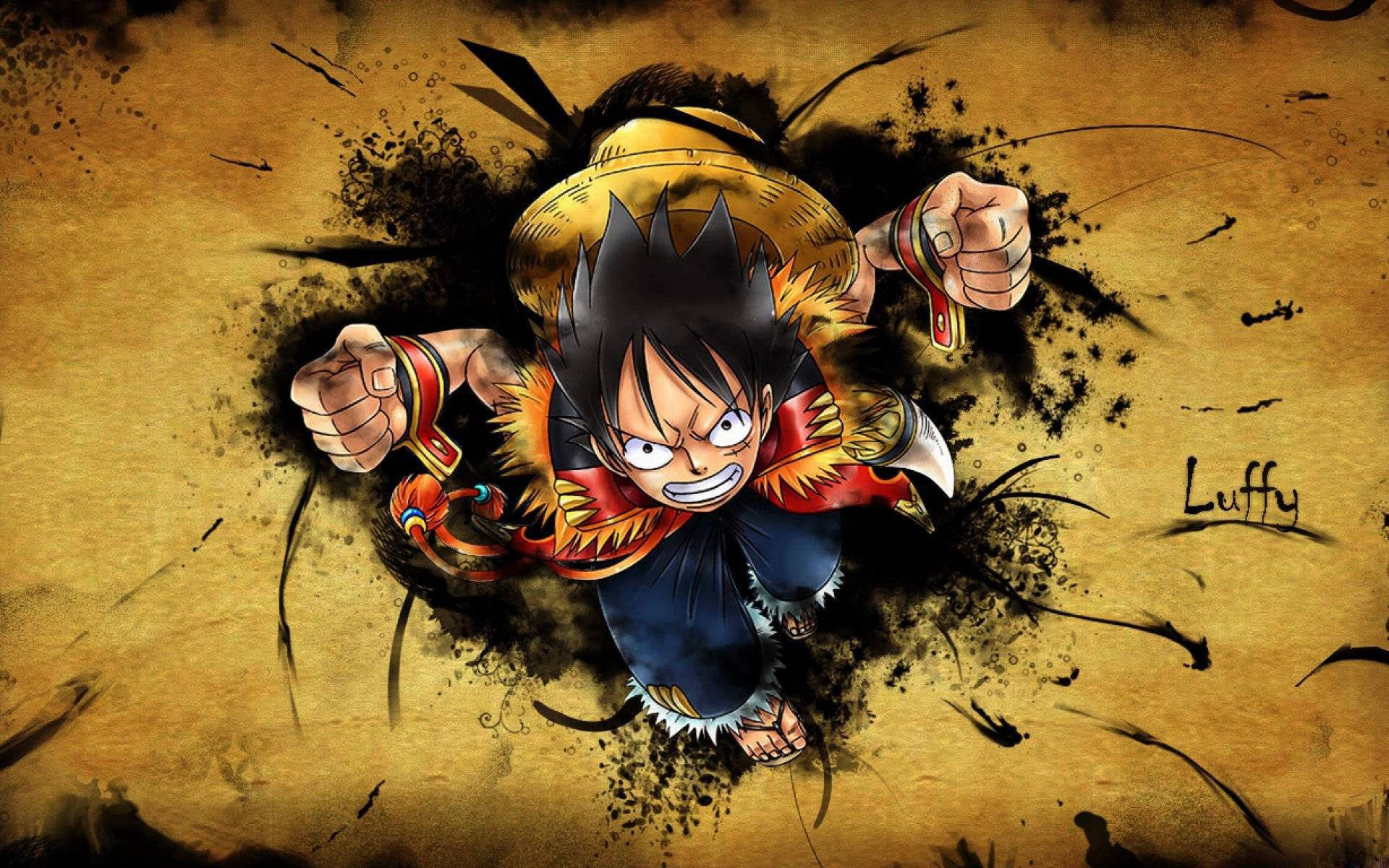 One Piece 4K Luffys stråhatt Bakgrunner