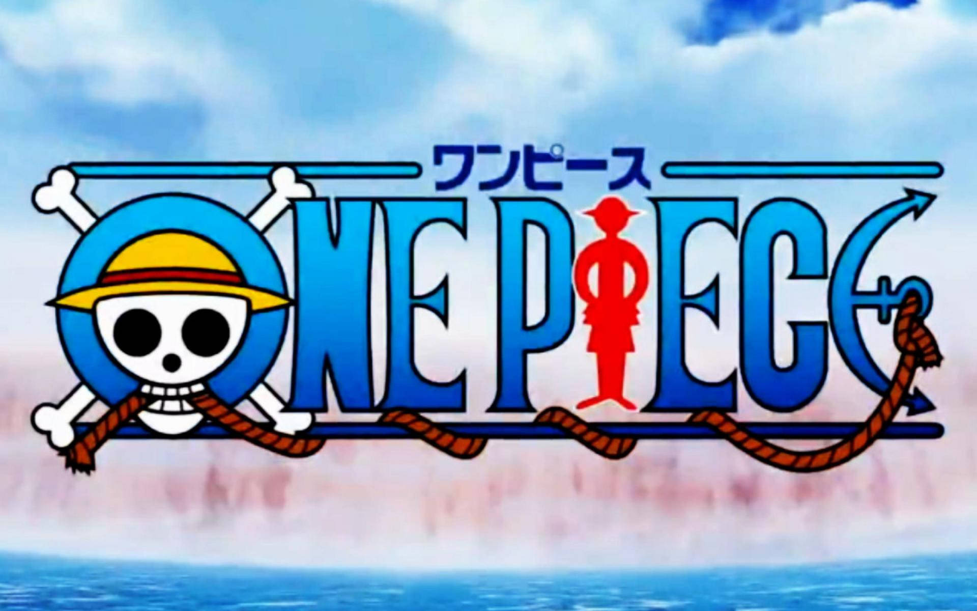 One Piece 4k stråhatt-logo-bakgrunn