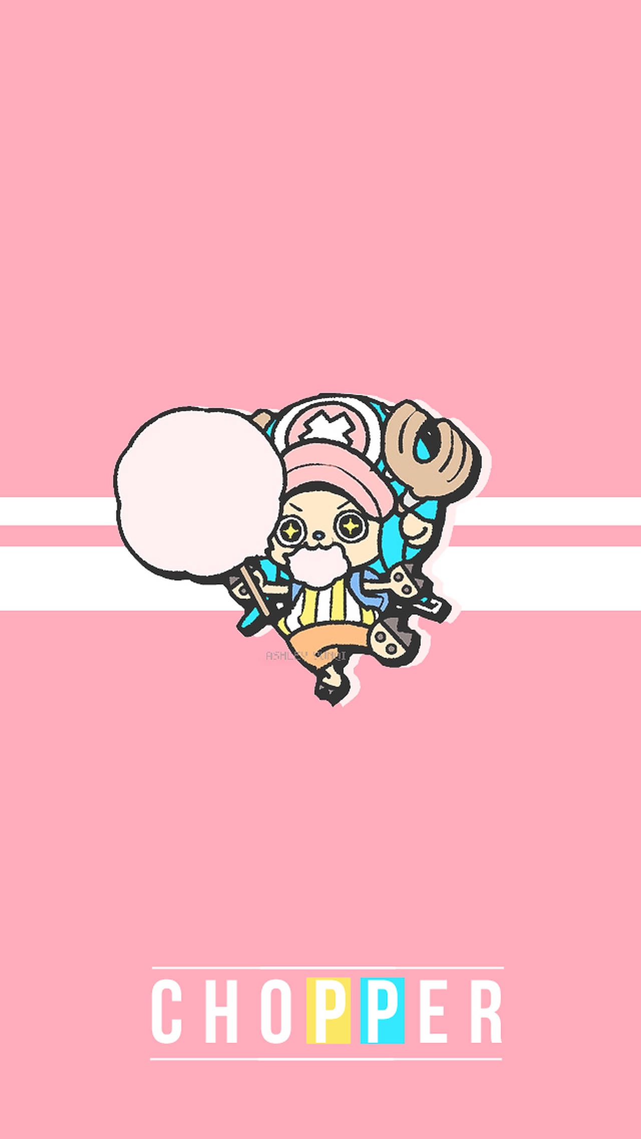 One Piece Chopper Bomullsspinner iPhone Bakgrunner