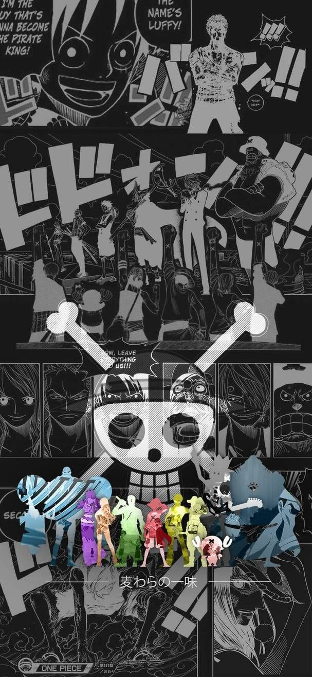 One Piece Estetisk Manga Pirater Bakgrunner