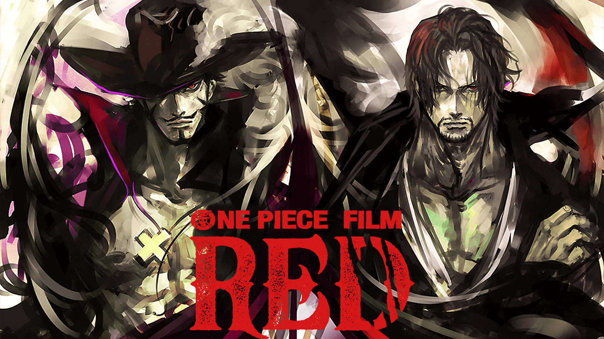 One Piece Film Red Shanks og Mihawk Bakgrunner