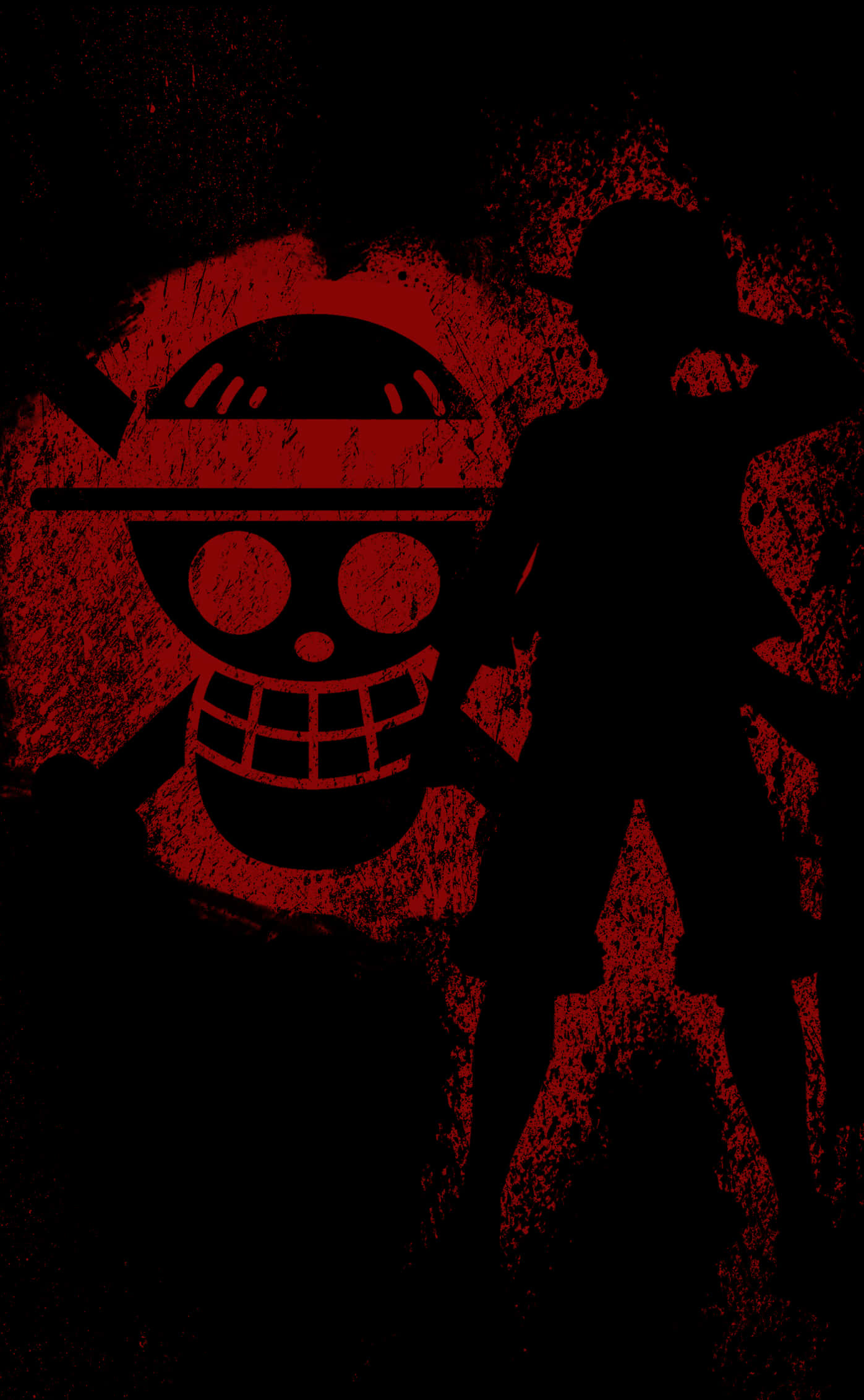 One Piece Flagg Luffy Telefon Bakgrunner