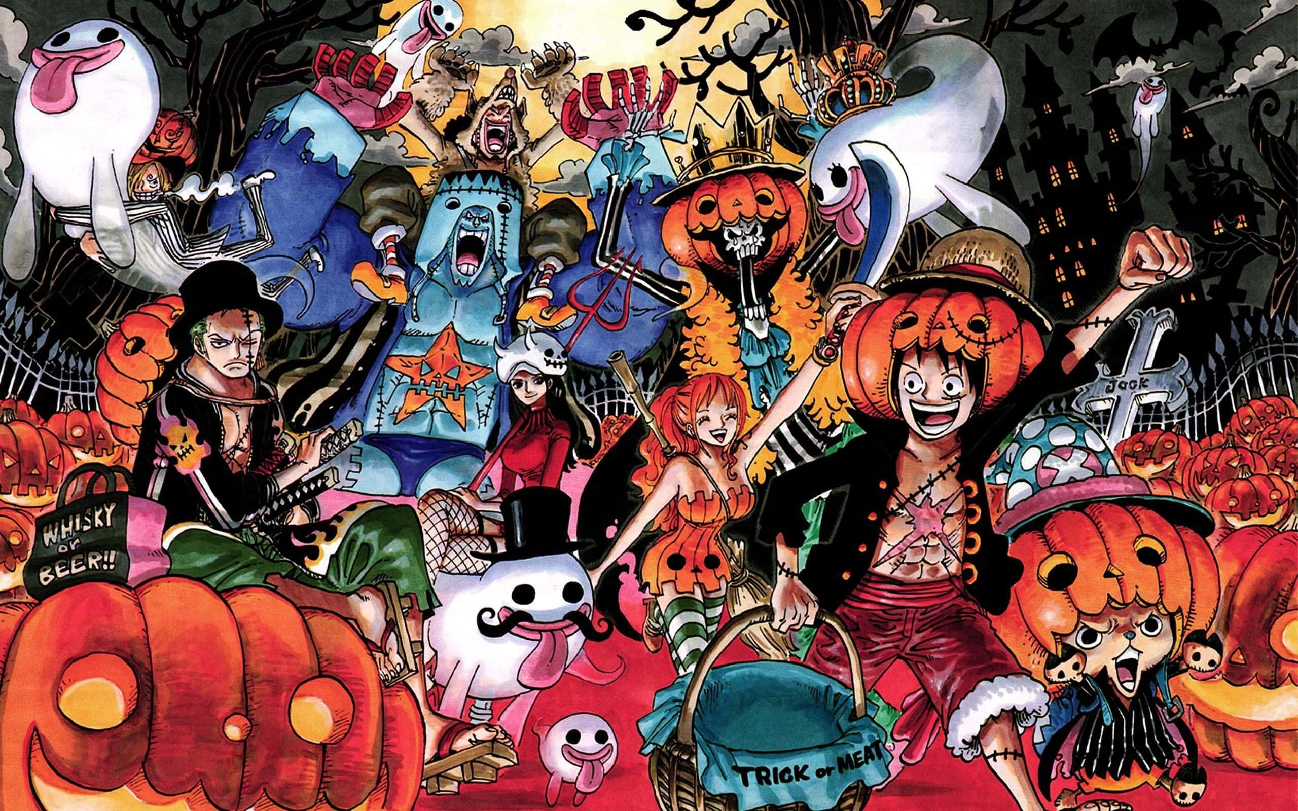 One Piece Halloween-fest bilde Bakgrunner