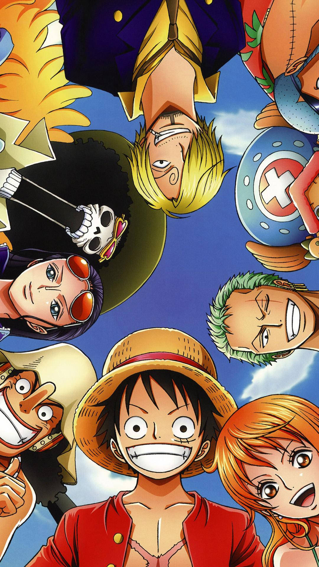 One Piece Live Cast Smilende Bakgrunner