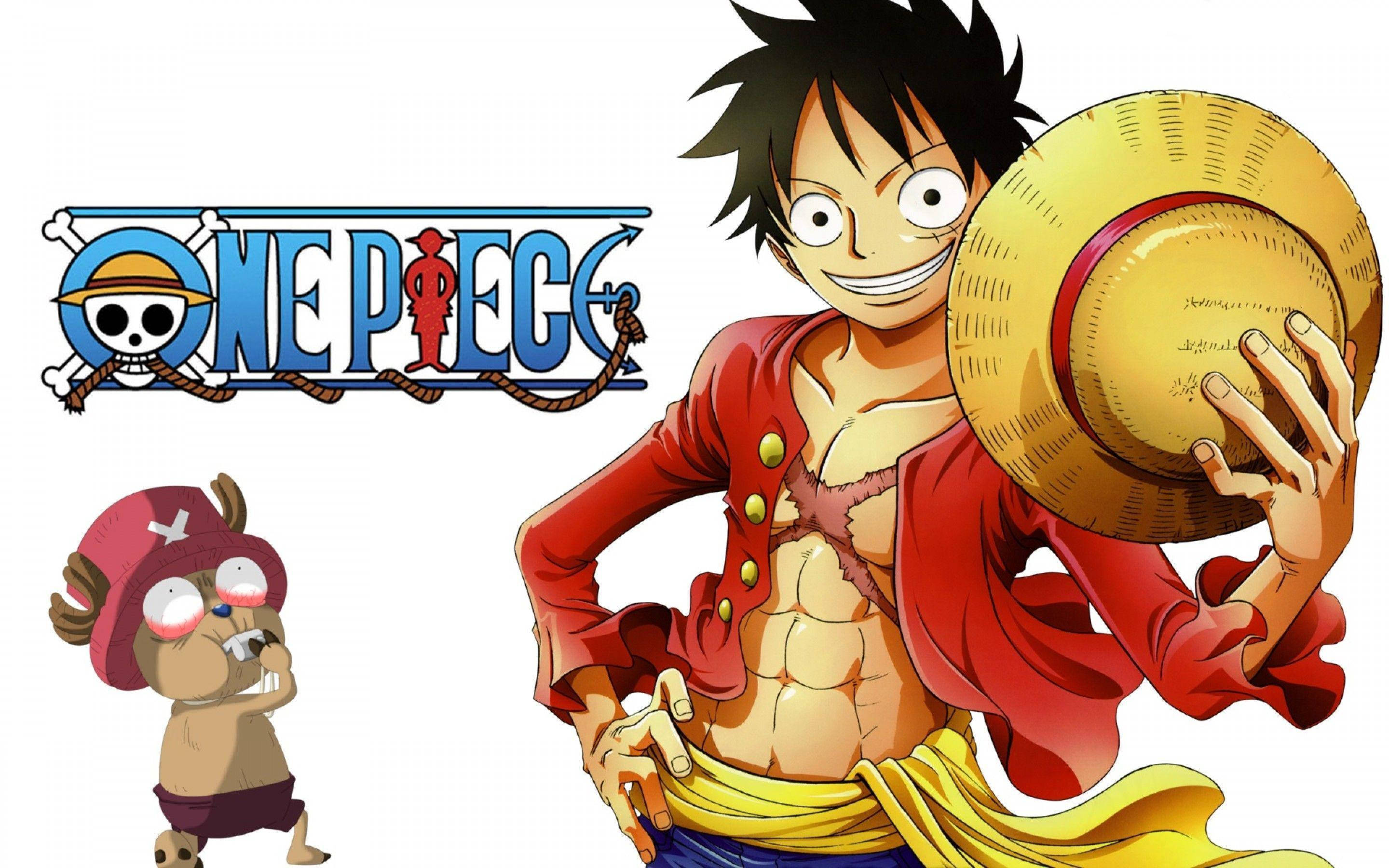One Piece Luffy og Tony Chopper Bakgrunner