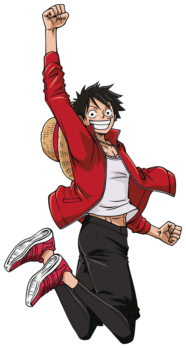 One Piece Luffy Seierspositur Bakgrunner