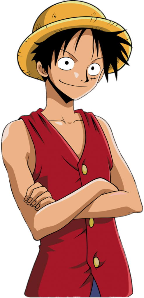 One Piece Luffy Stråhatt Smil Bakgrunner