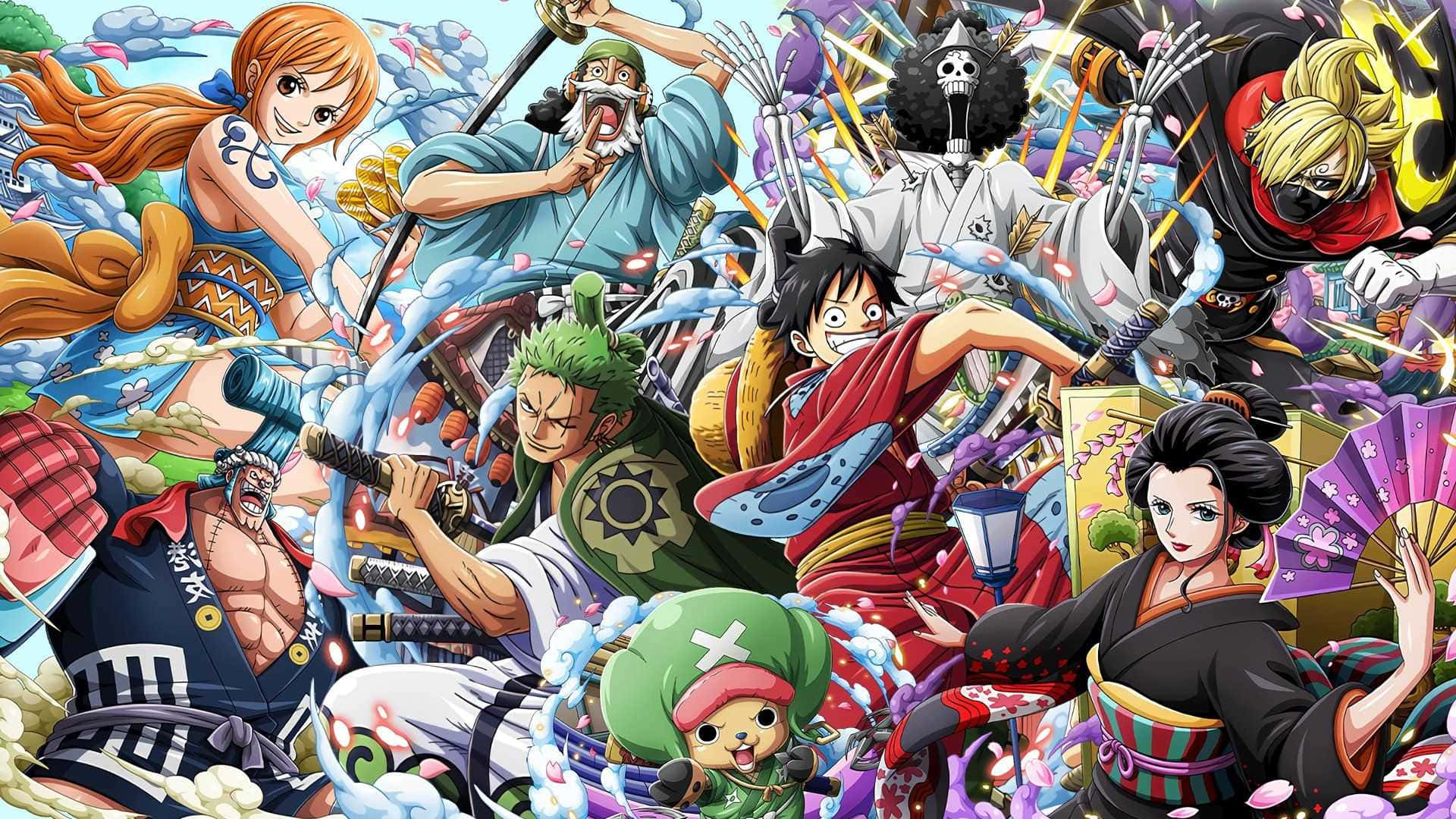 One Piece Sesong 19 Plakatbilde Bakgrunner