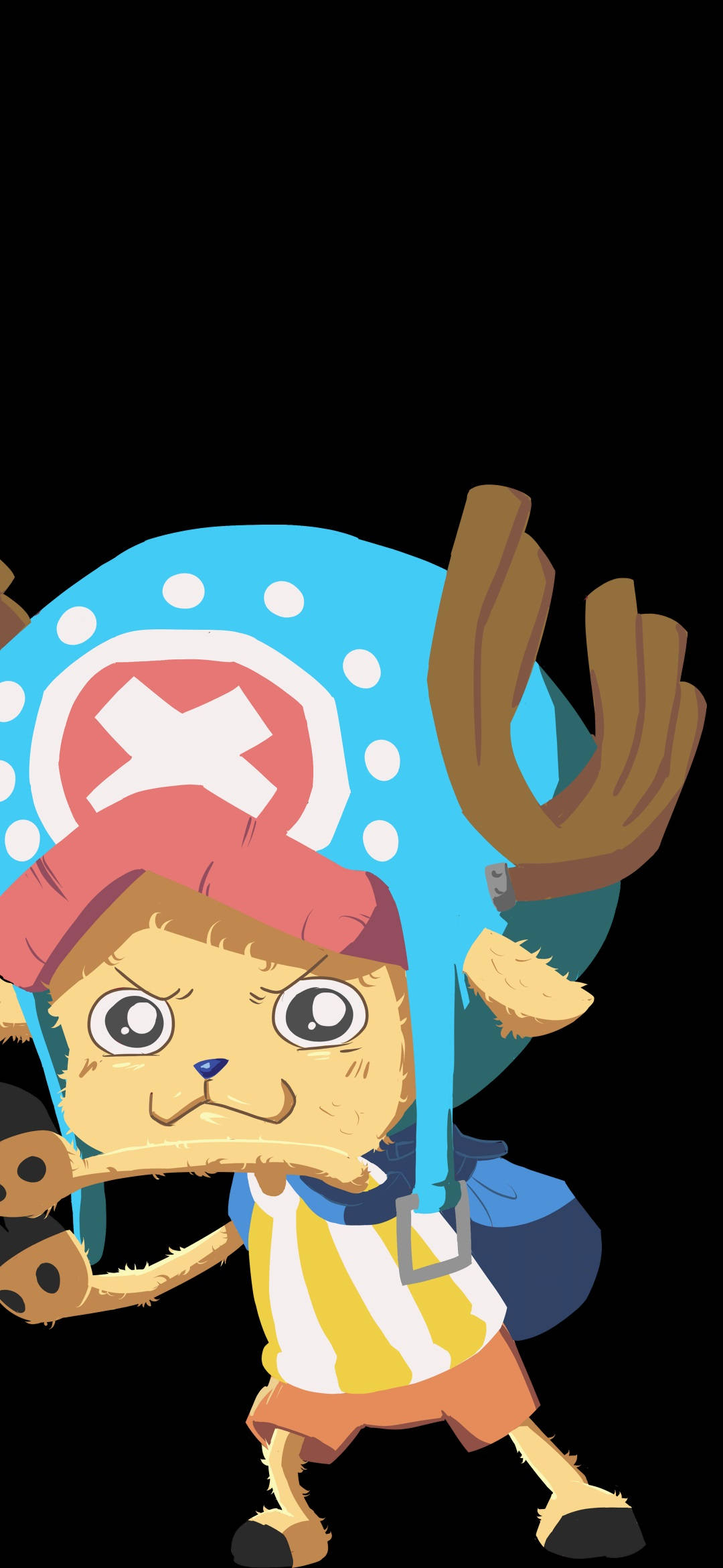 One Piece-telefon fluffy Chopper Bakgrunner