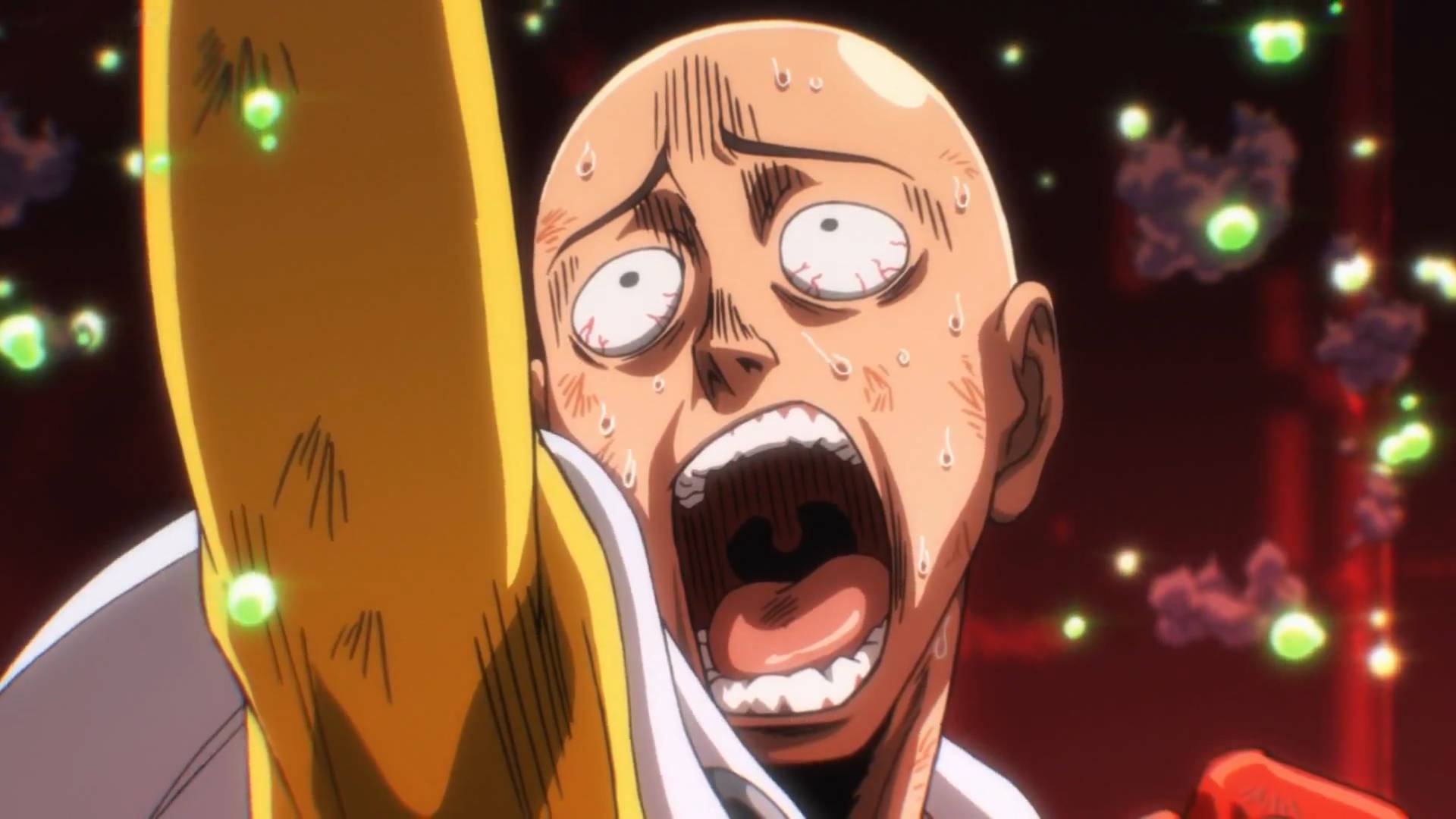 One Punch Man Saitama Morsom Anime Bakgrunner