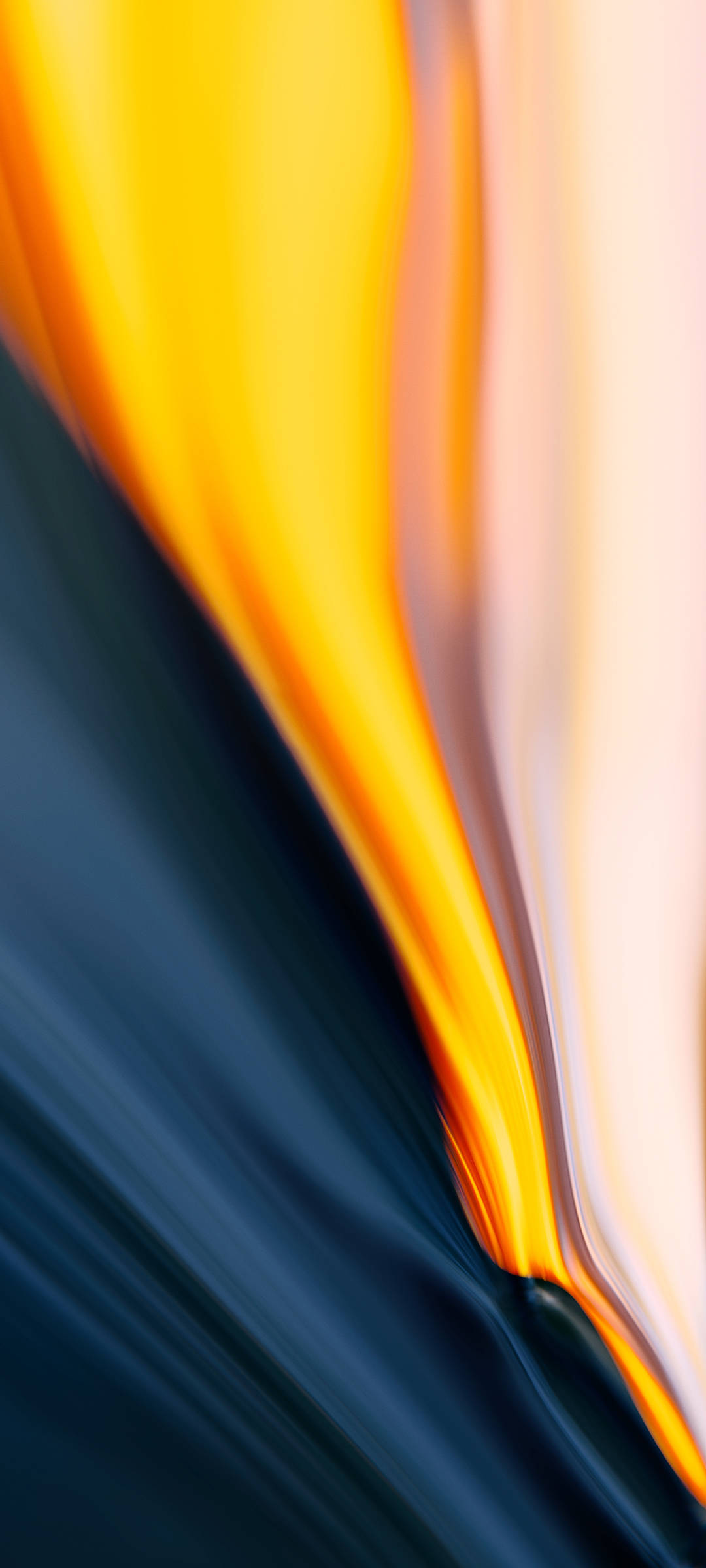 OnePlus Blå, Gul, Krem Bakgrunner
