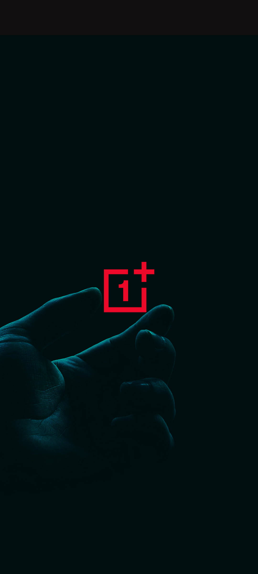 OnePlus Nord Logo Med Hånd Bakgrunner