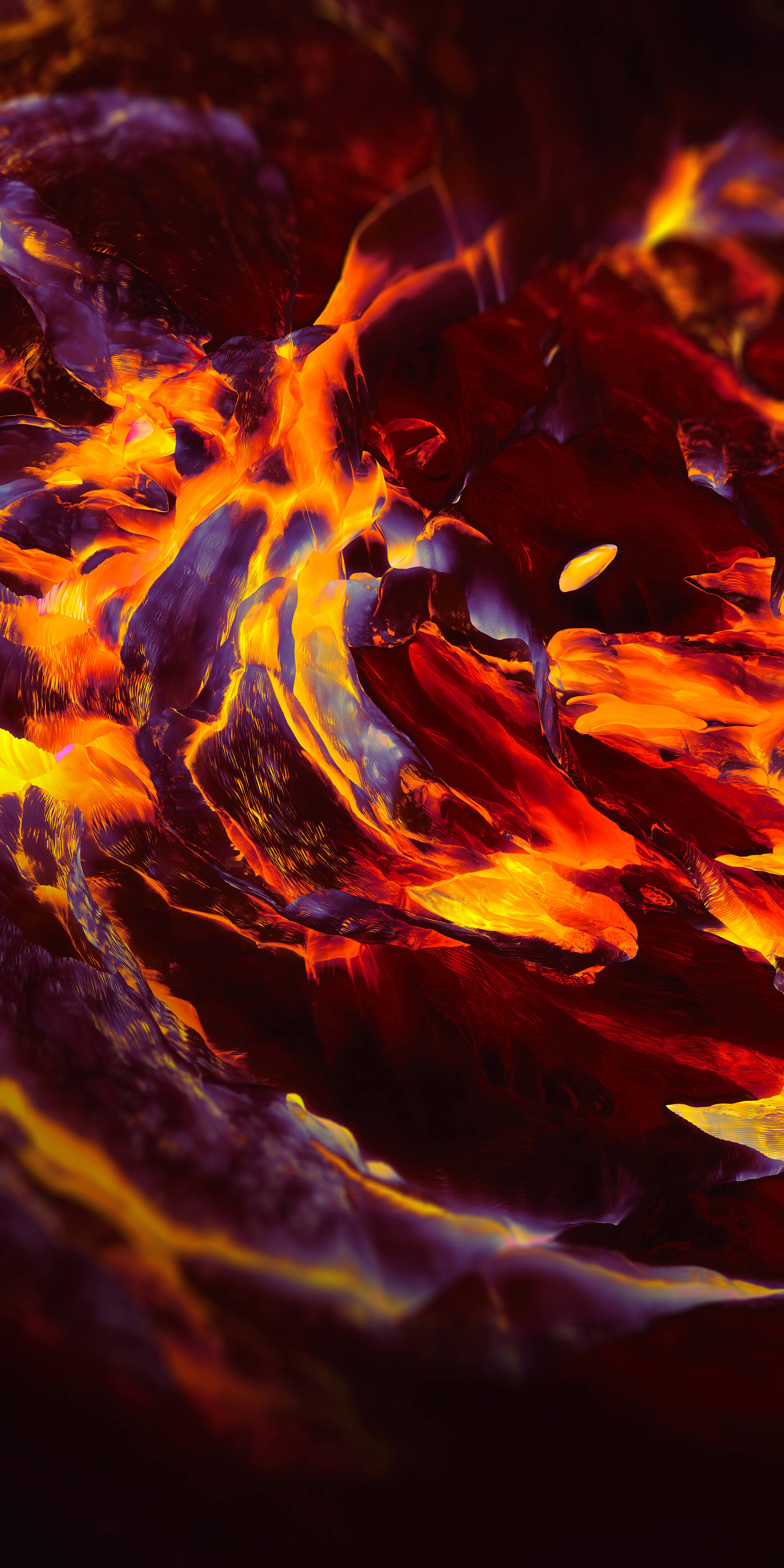 OnePlus Smeltet Lava Bakgrunner