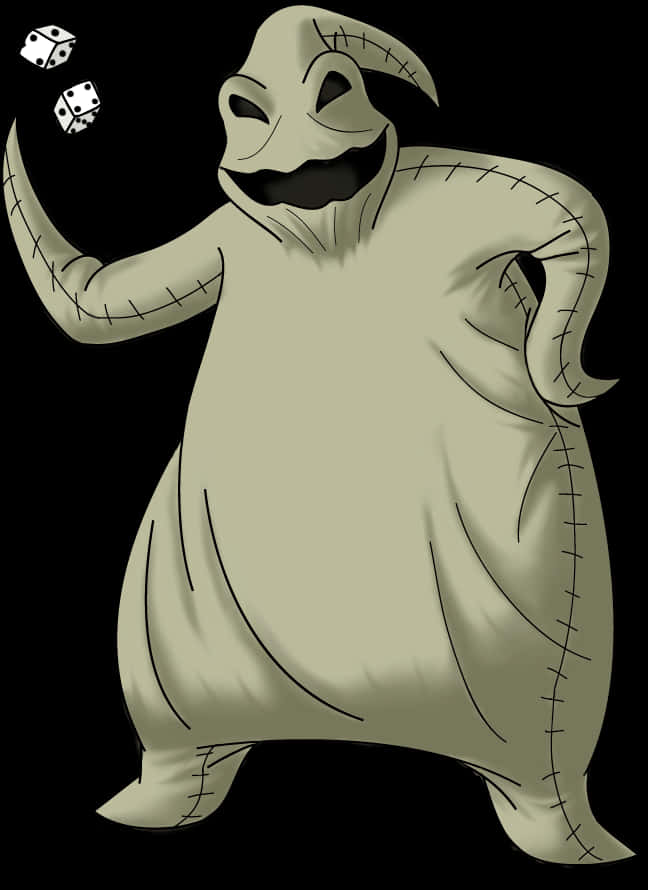 Oogie Boogie terningkast Bakgrunner