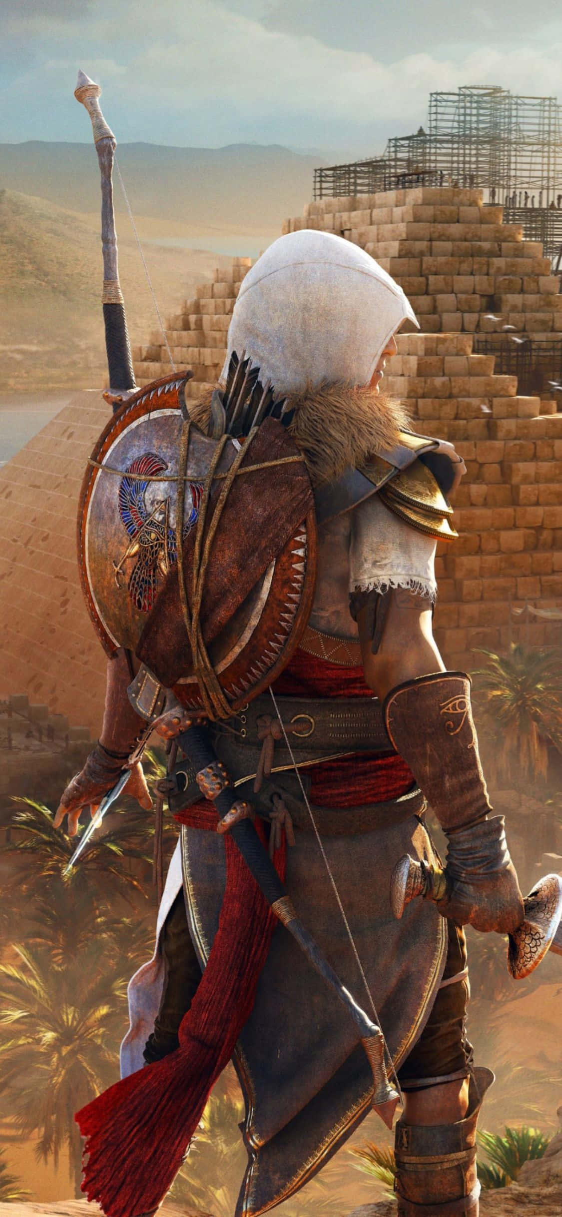 Oppdag din skjebne med iPhone X Assassin's Creed Origins Bakgrunner